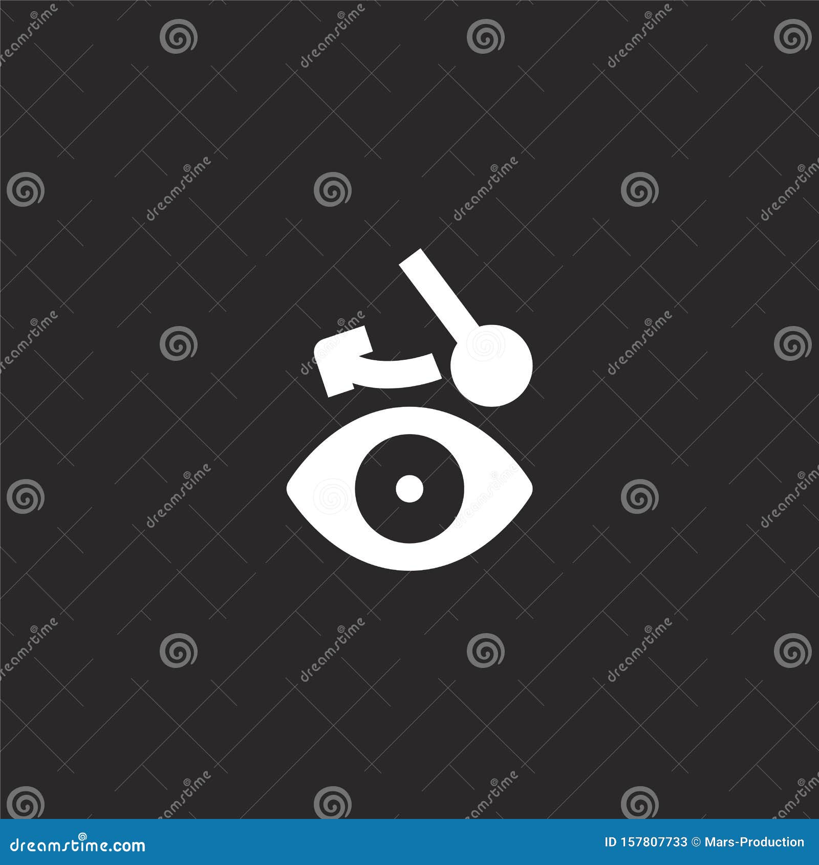 hypnotize icon. filled hypnotize icon for website  and mobile, app development. hypnotize icon from filled alternative