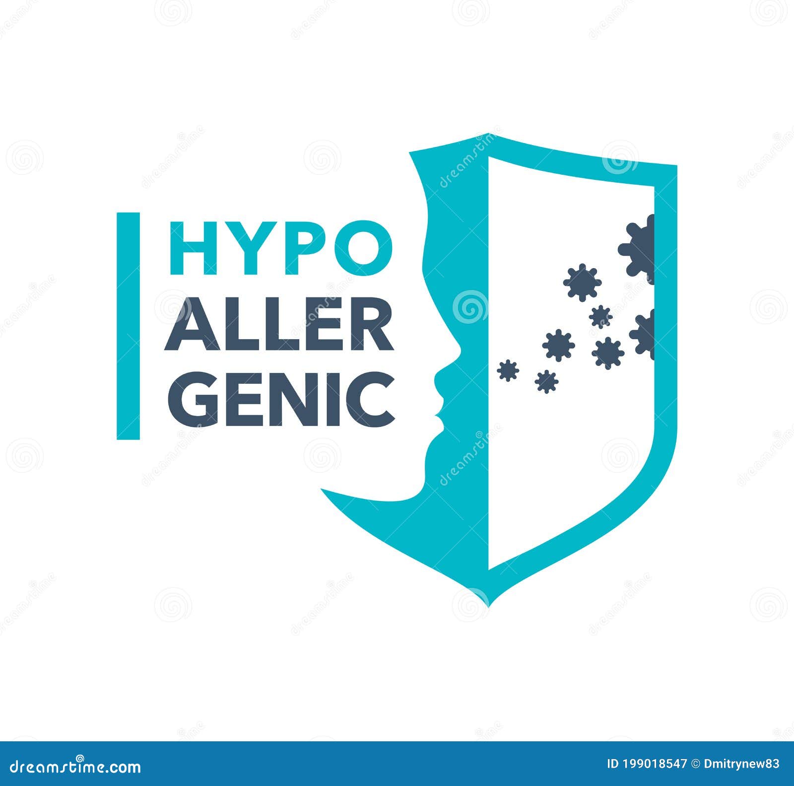 hypoallergenic emblem - anti allergy stamp