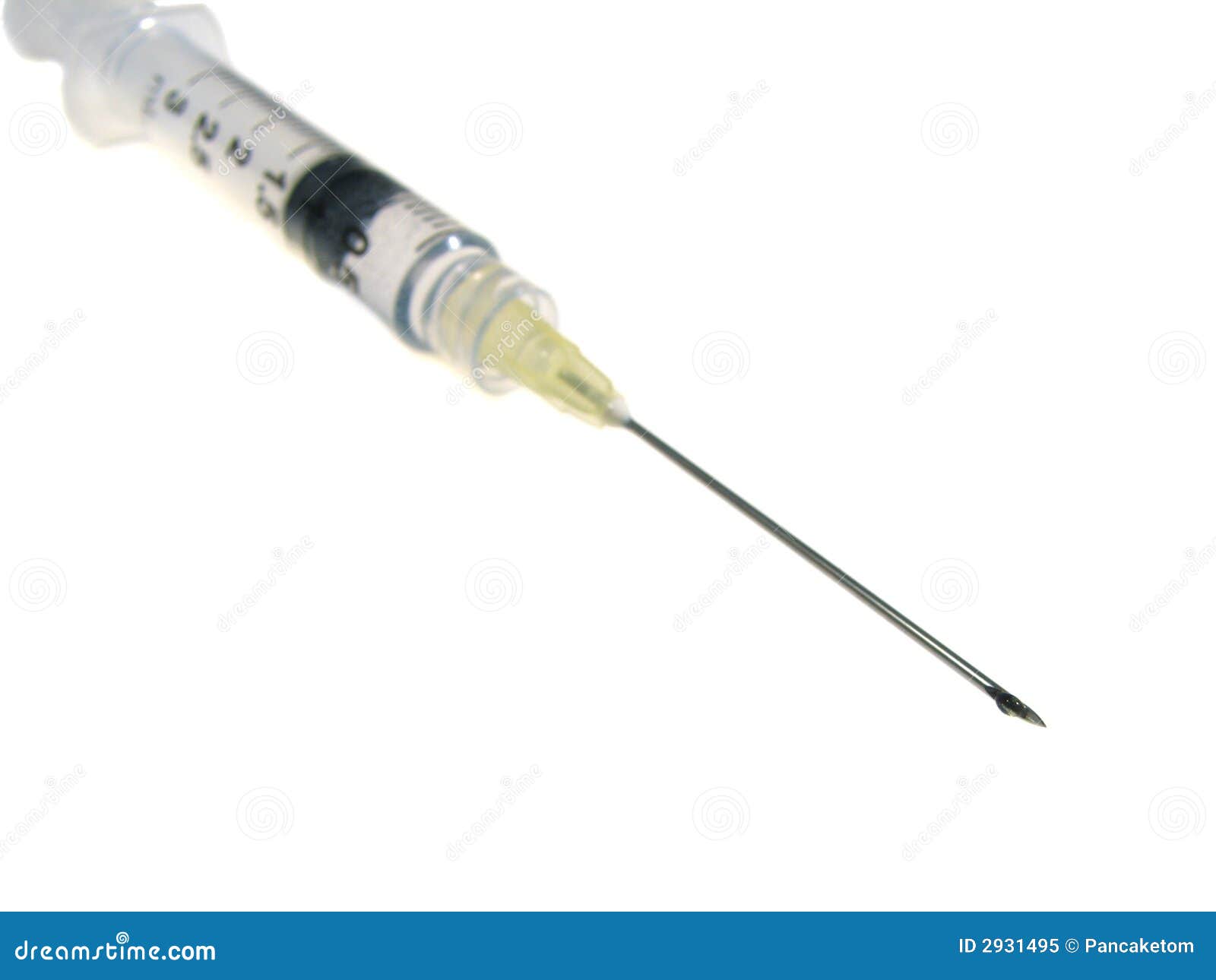 Hypodermic needle point stock image. Image of treatment - 2931495