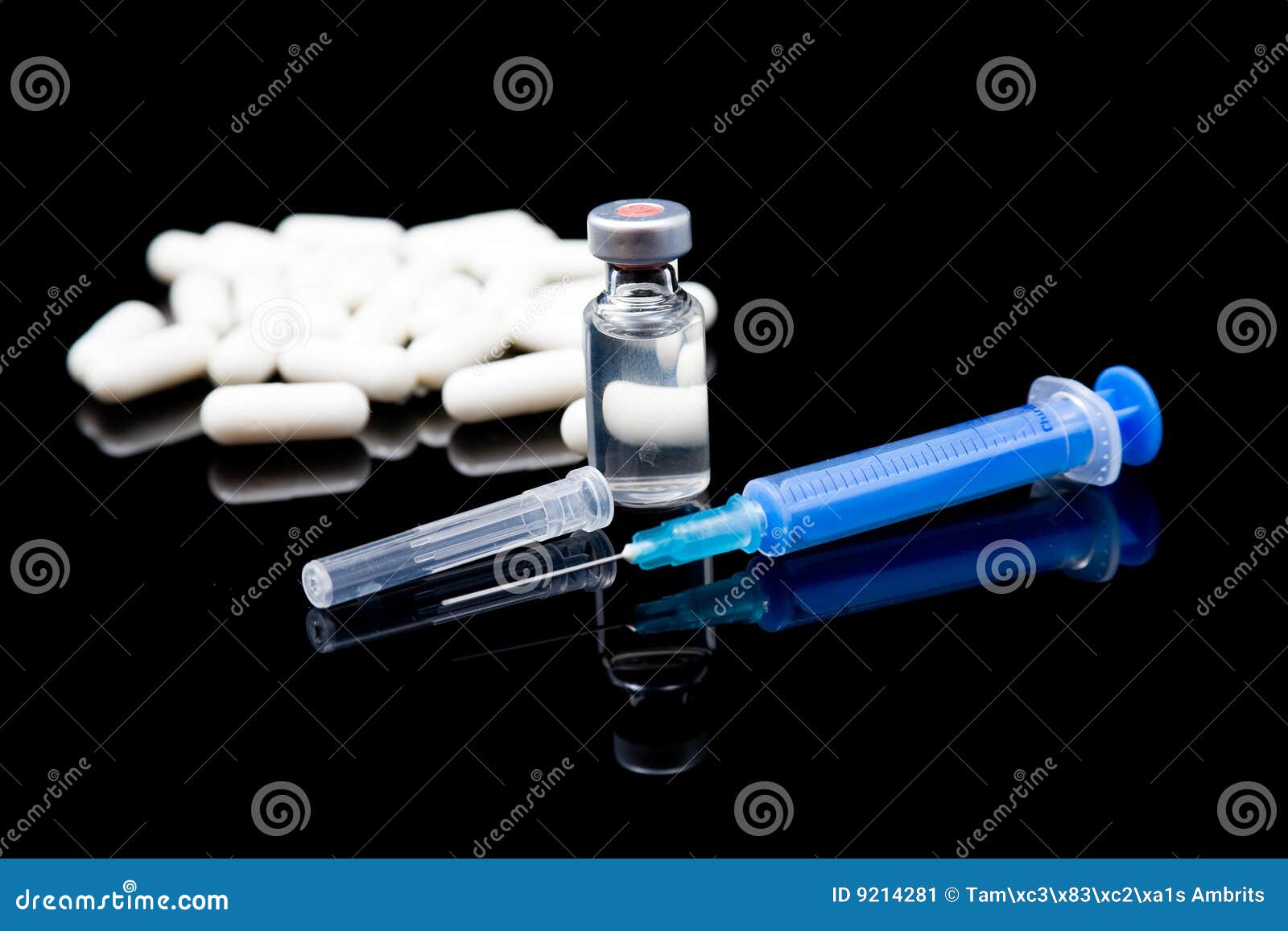 Hypodermic syringe stock image. Image of hypodermic, cure 9214281