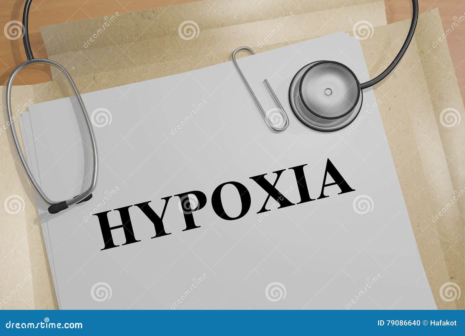 Hypoxia - medical concept stock illustration. Illustration of coronary ...