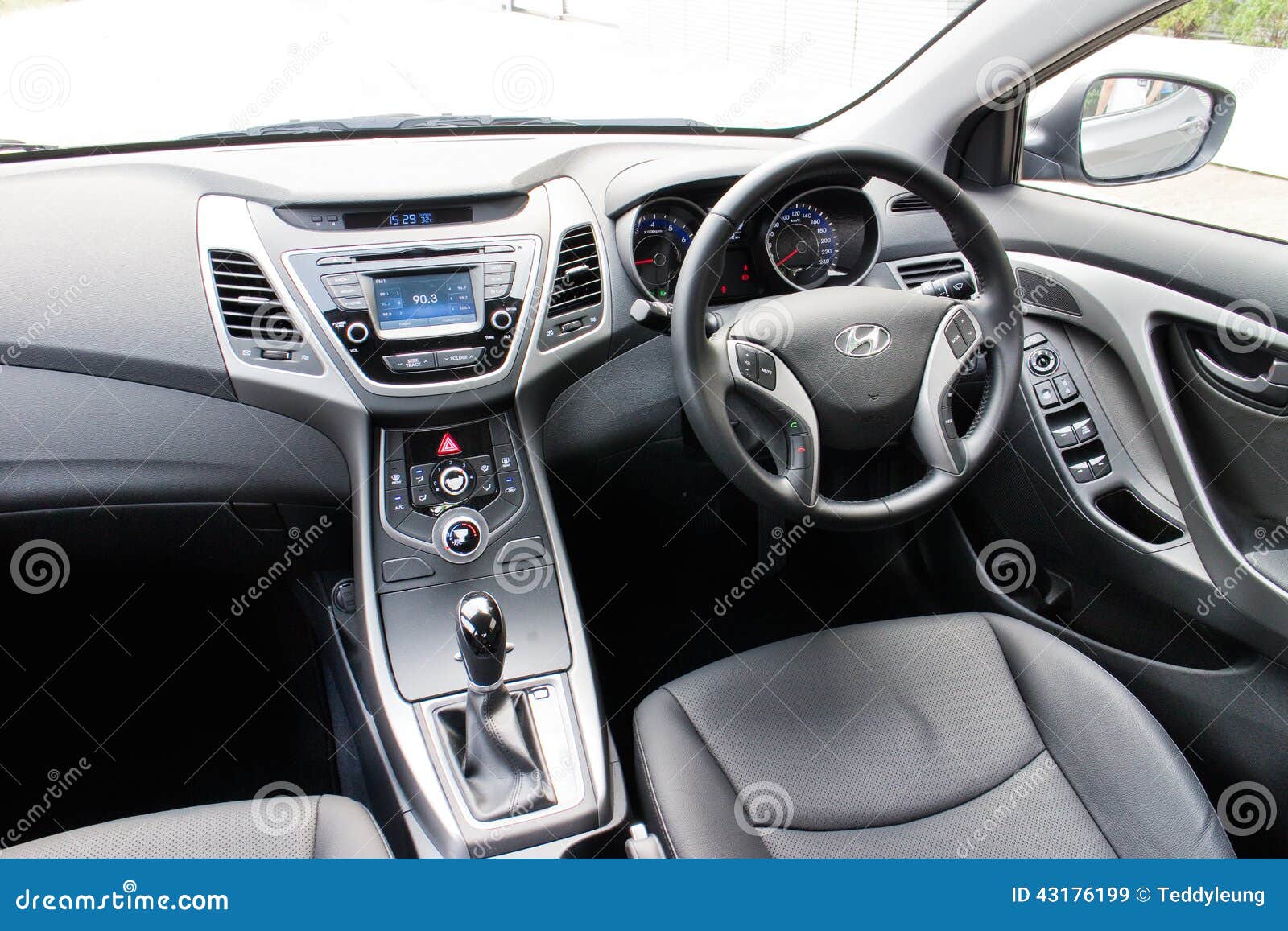 Hyundai Elantra 2014 Interior Editorial Stock Image  Image of vehicle  family 43176199