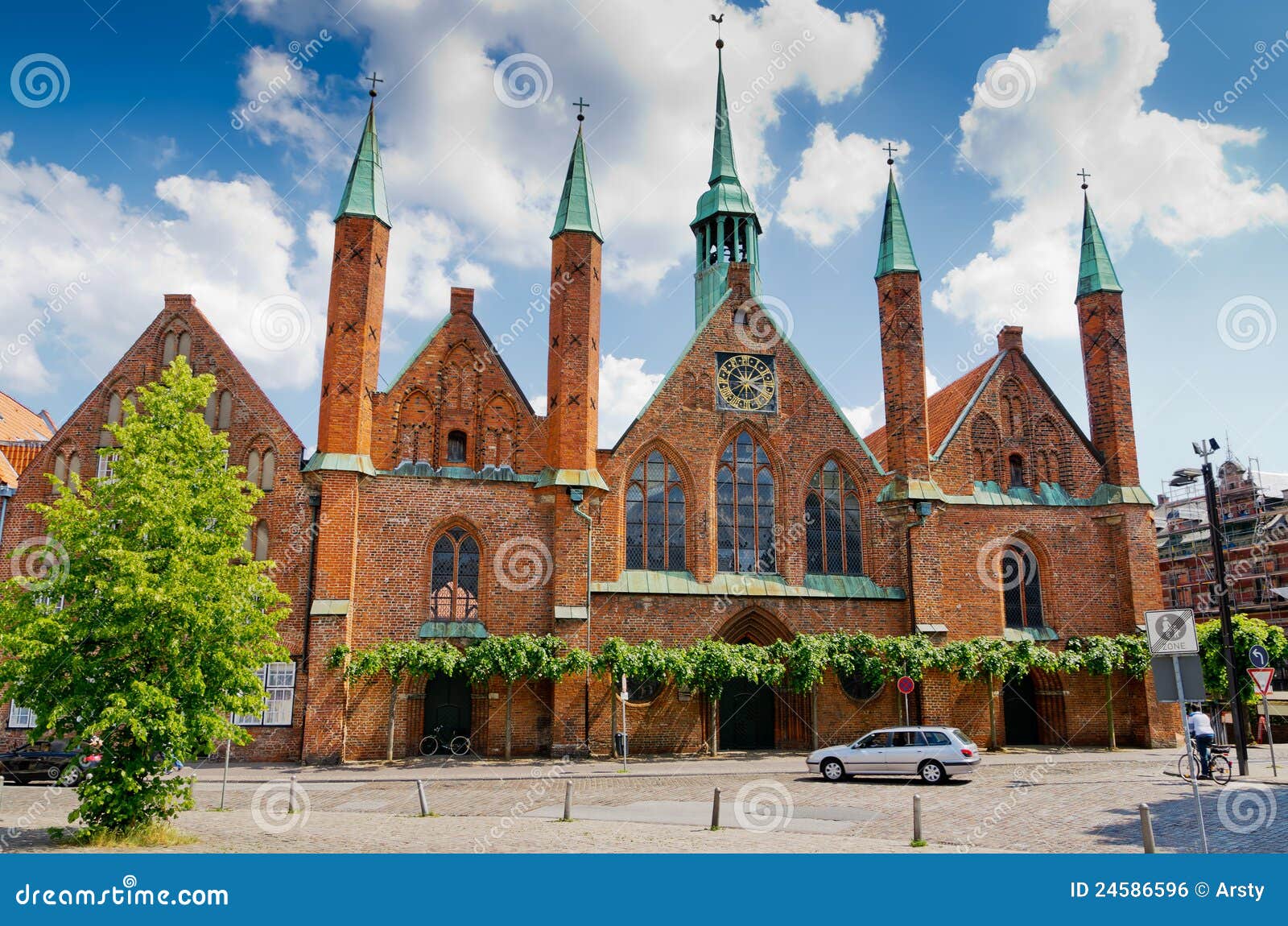 Hôpital De Saint Esprit. Lübeck. L'Allemagne Photo stock Image du
