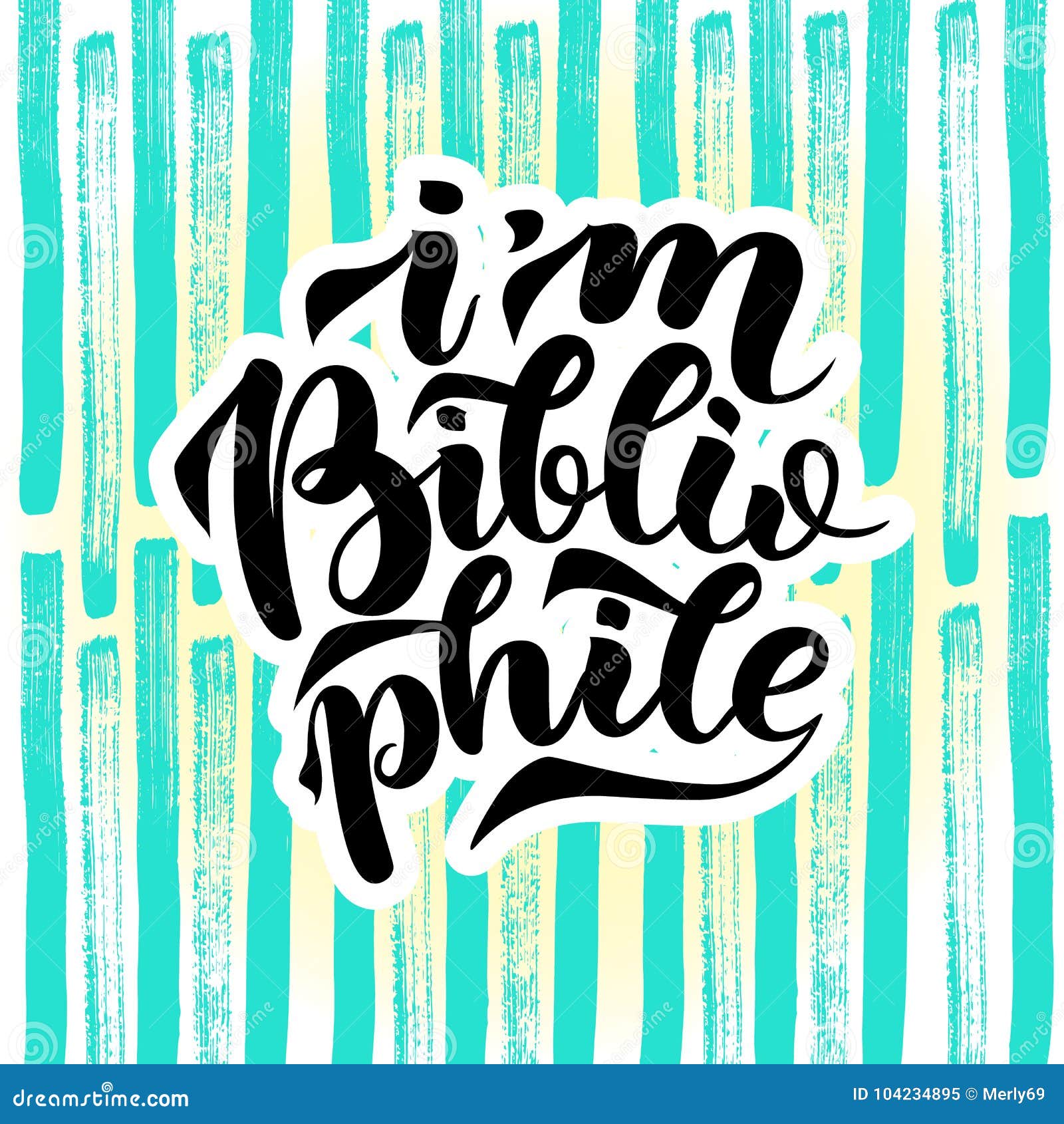 i am bibliophile lettering quotes,  