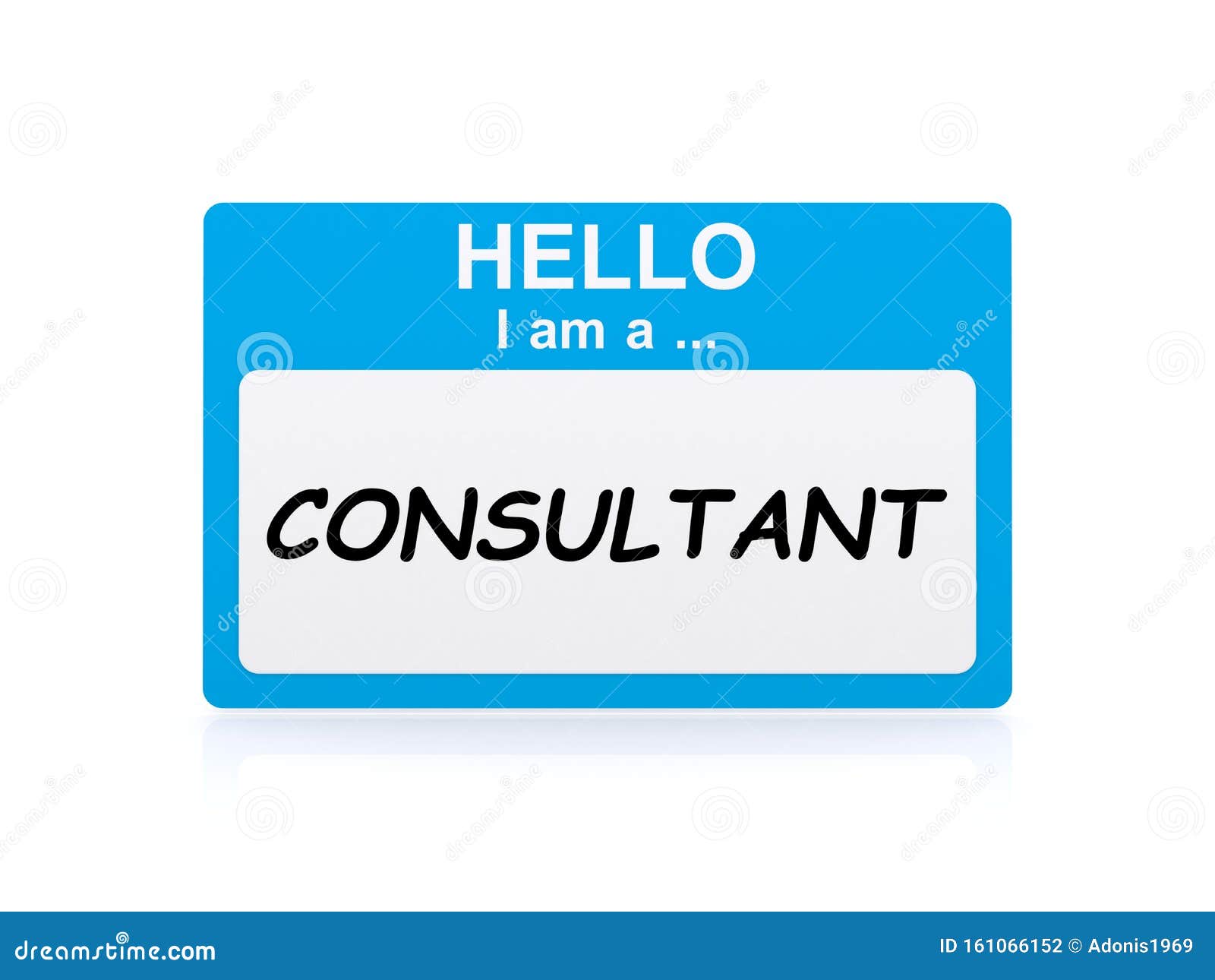 i am a consultant tag