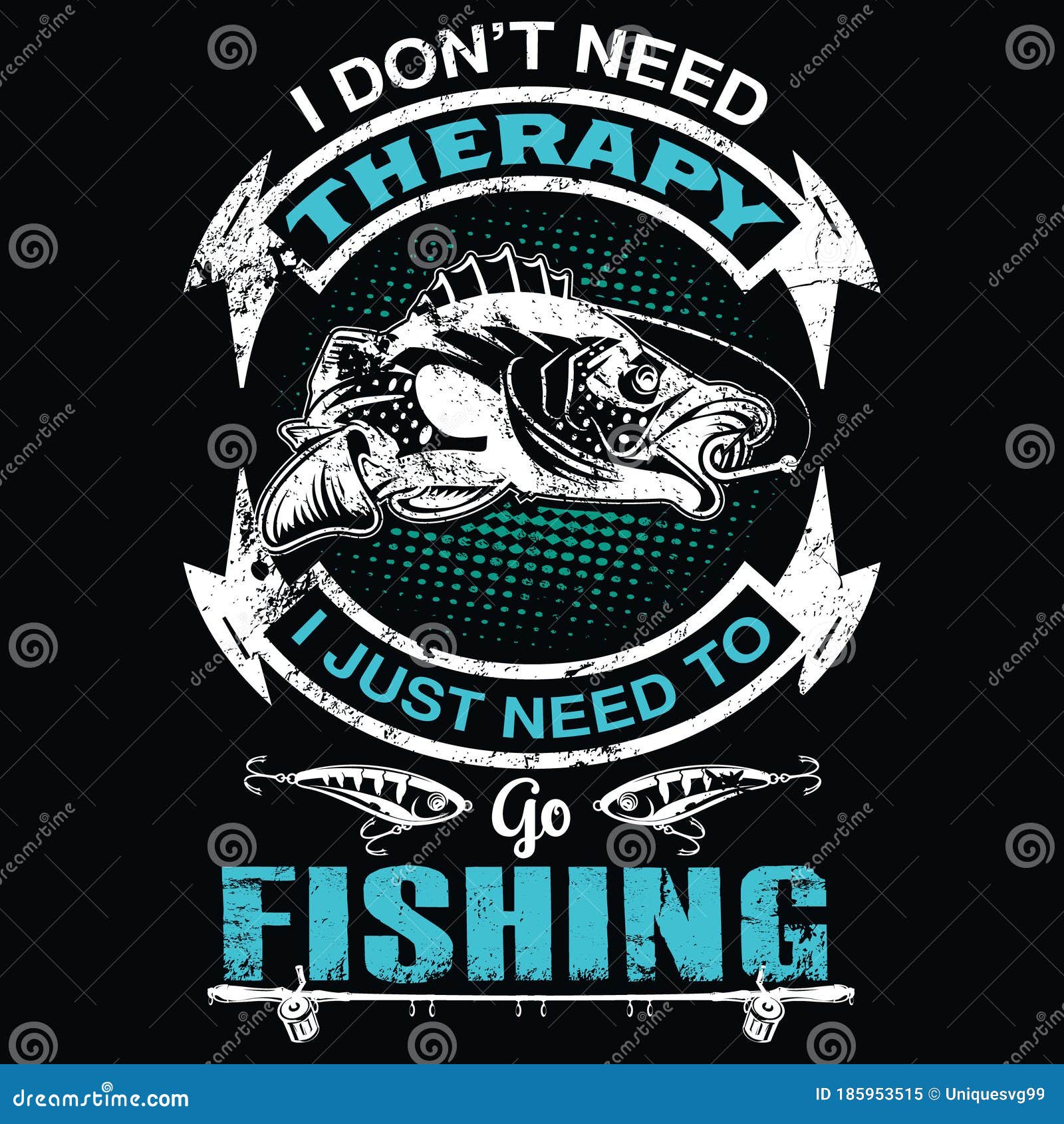 Fishing Largemouth Bass T-shirt Design Stock Vector (Royalty Free