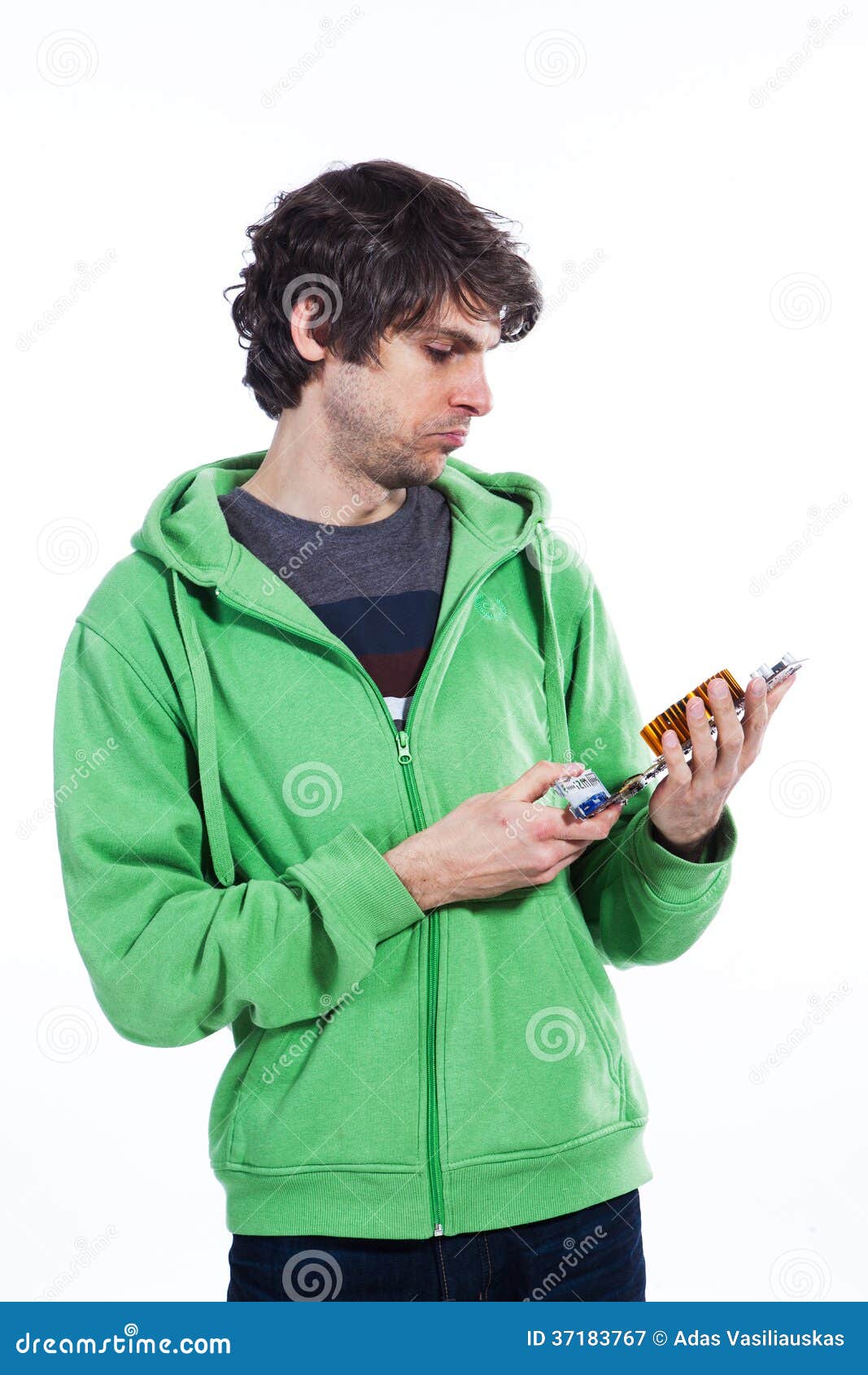 I Guess this Graphic Card is Not Working Stock Image Image of white