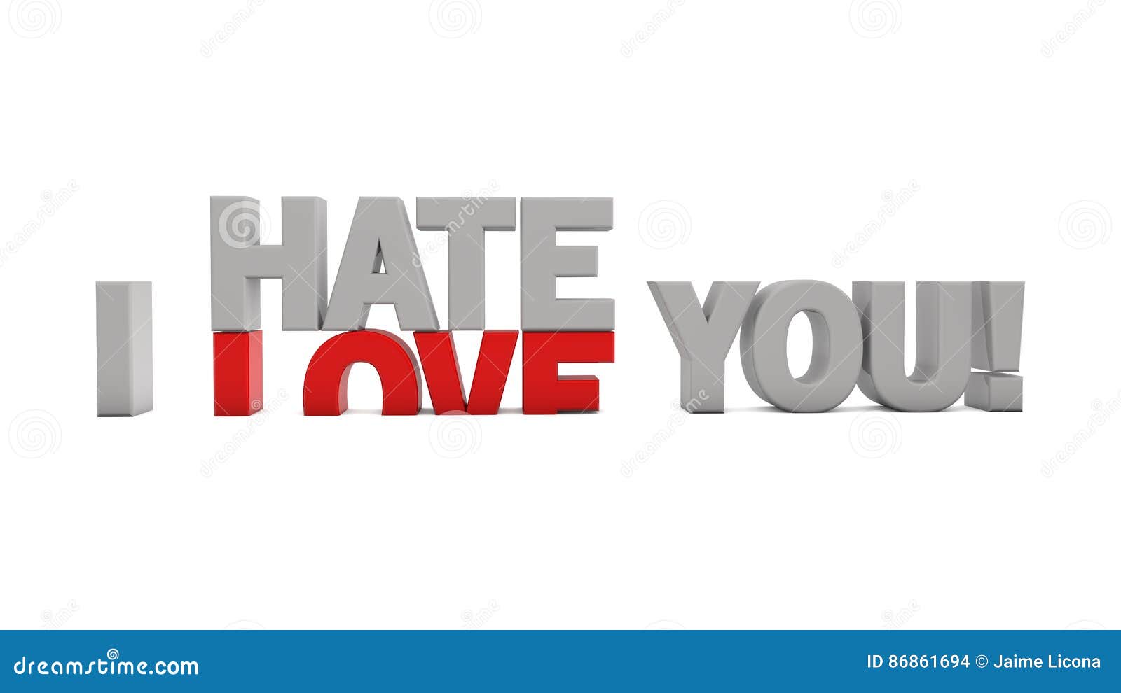 i hate you & i love you