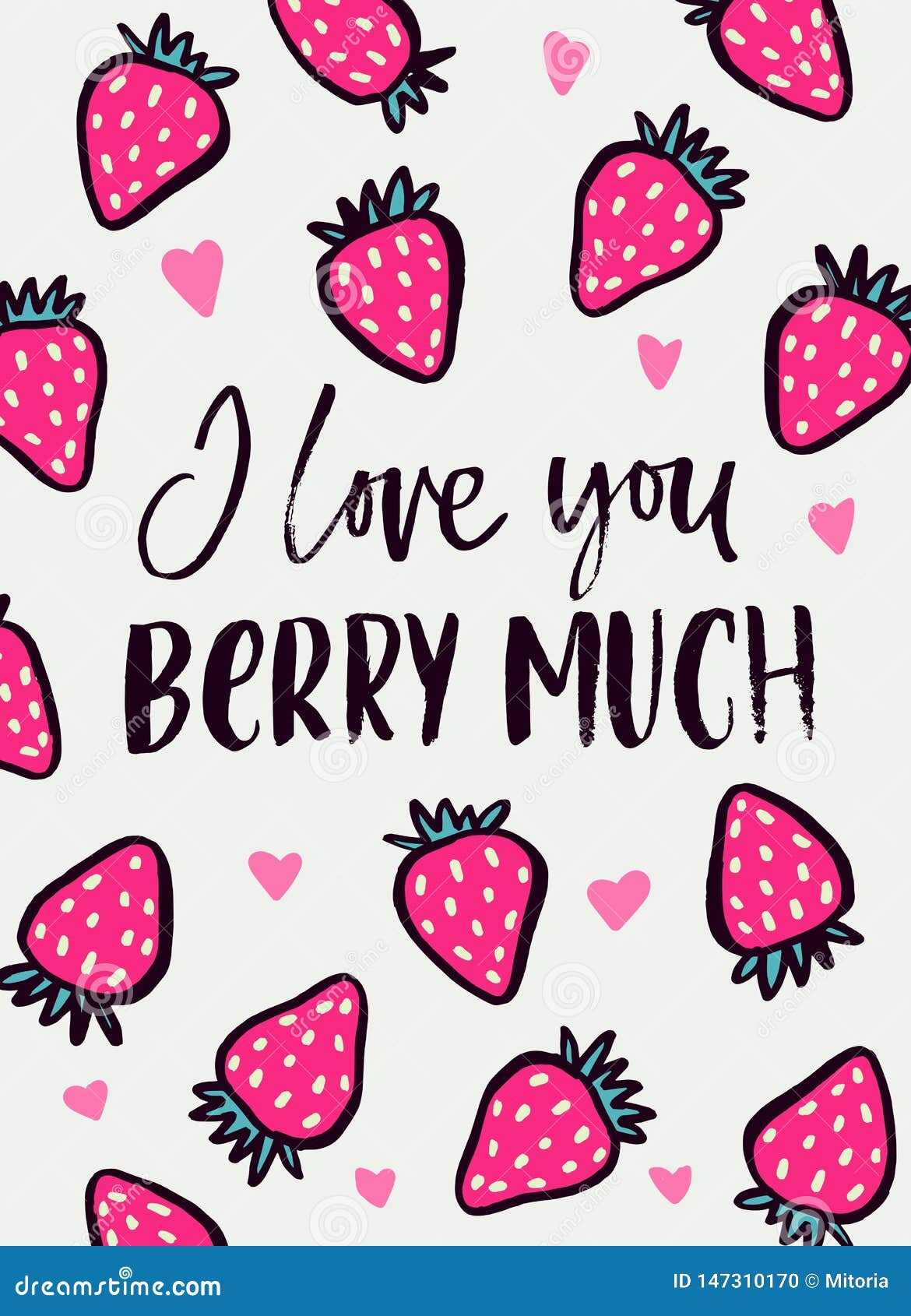 i-like-you-berry-much-inspirational-card-with-strawberries-and-brush-lettering-love-greeting