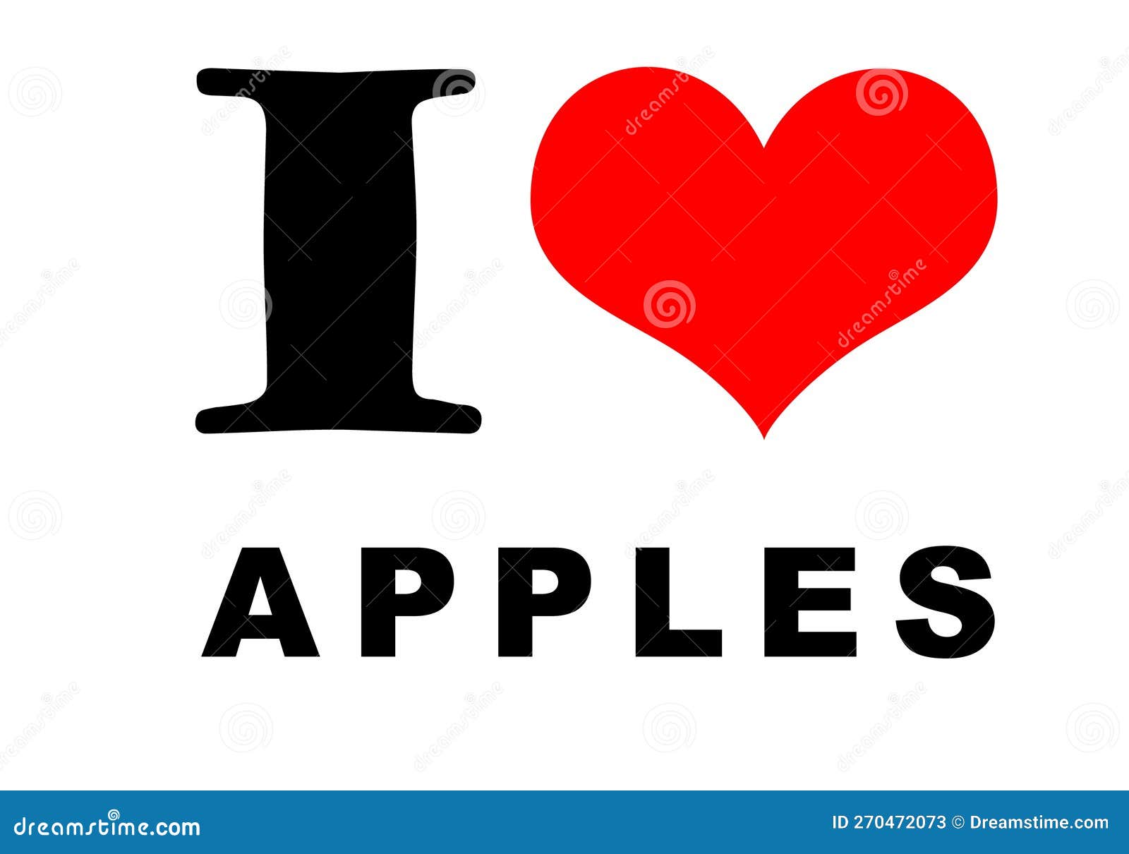 I love apples text stock image. Image of baked, green 270472073