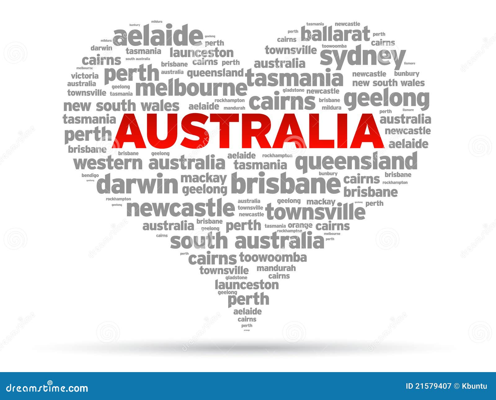 I Love Australia stock illustration. Illustration of australian 21579407
