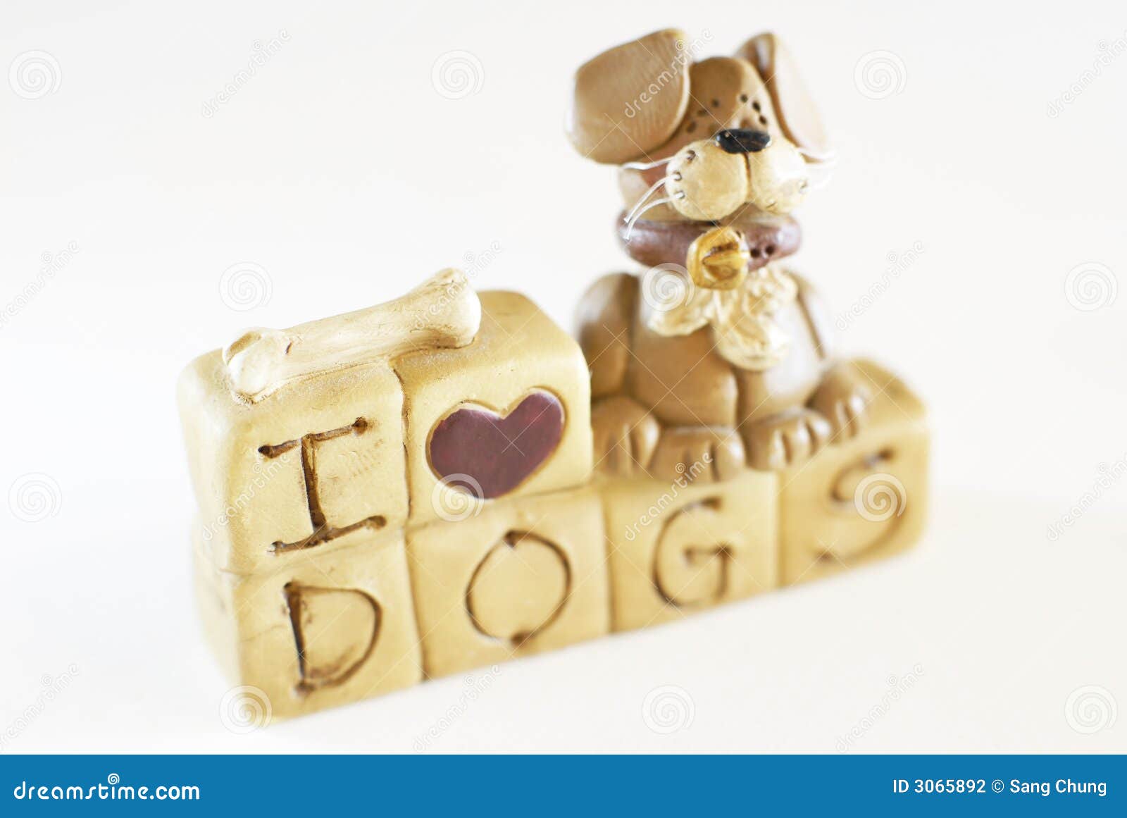 I love dogs toy model stock photo. Image of blocks, figurine 3065892