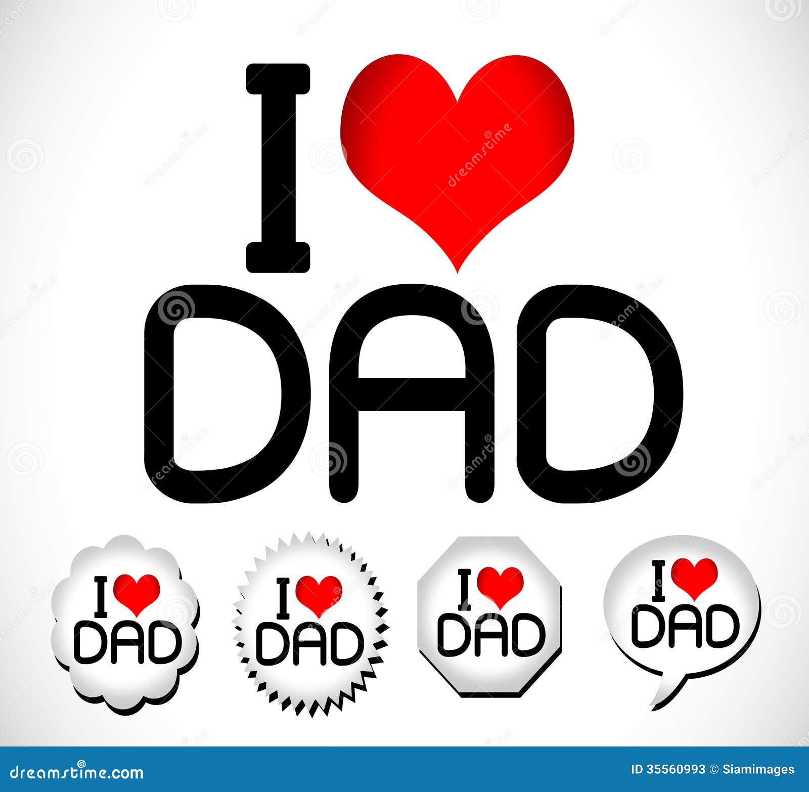 I Love family stock illustration. Illustration of adoption - 35560993