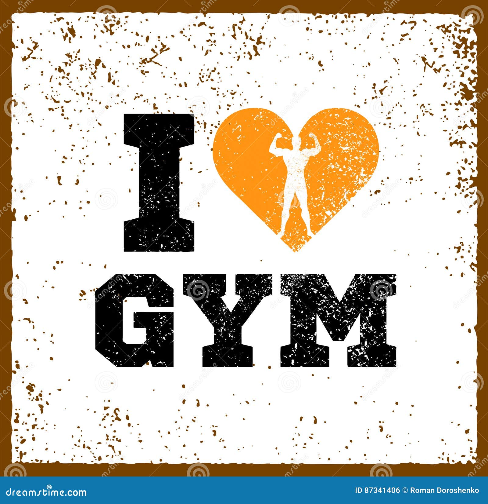 I Love Gym Workout And Fitness Motivation Quote Creative I Love Gym Workout And Fitness Motivation Quote Creative