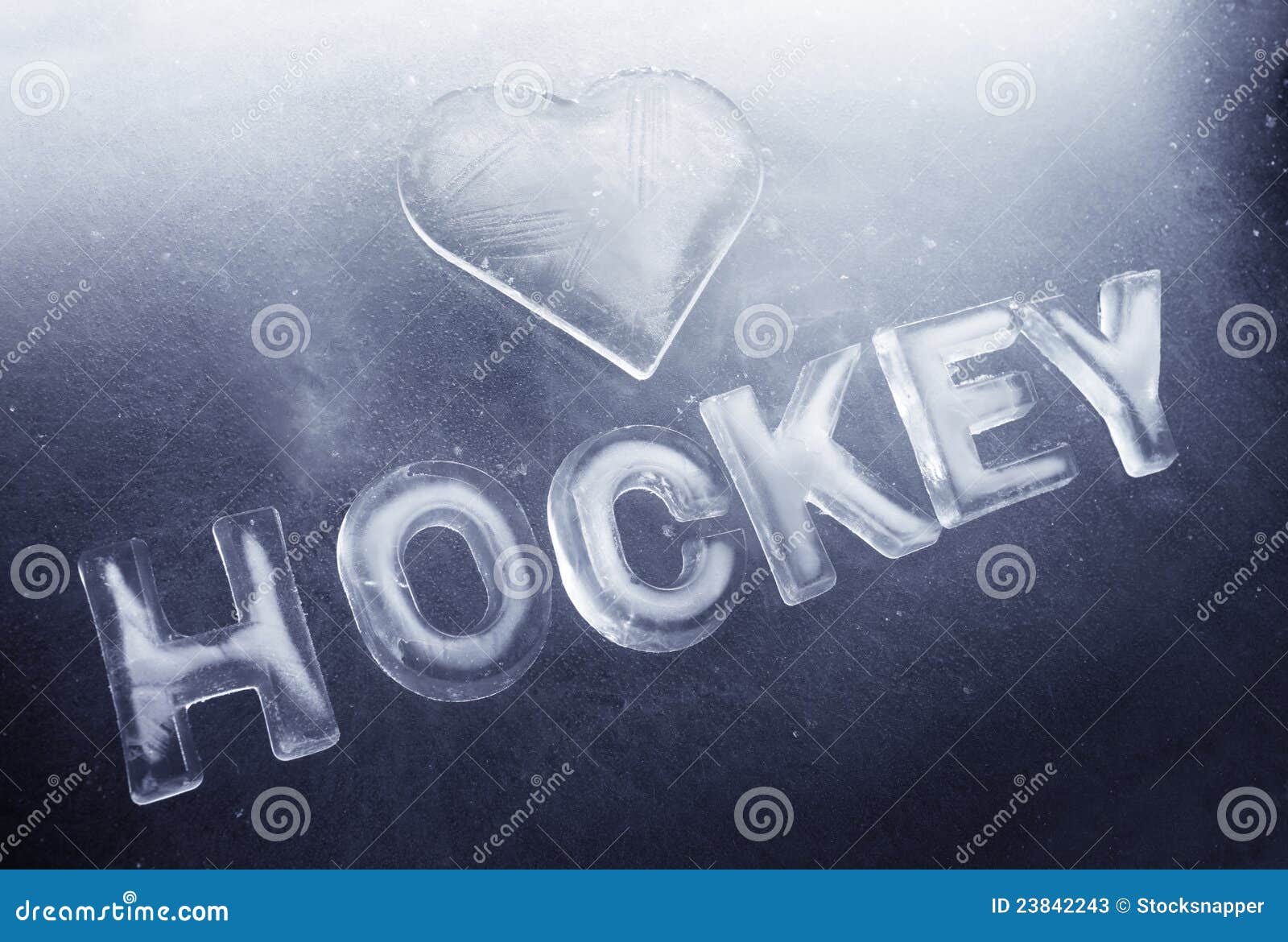 Winkelcentrum samenkomen Afstudeeralbum I Love Hockey stock image. Image of passionate, object - 23842243