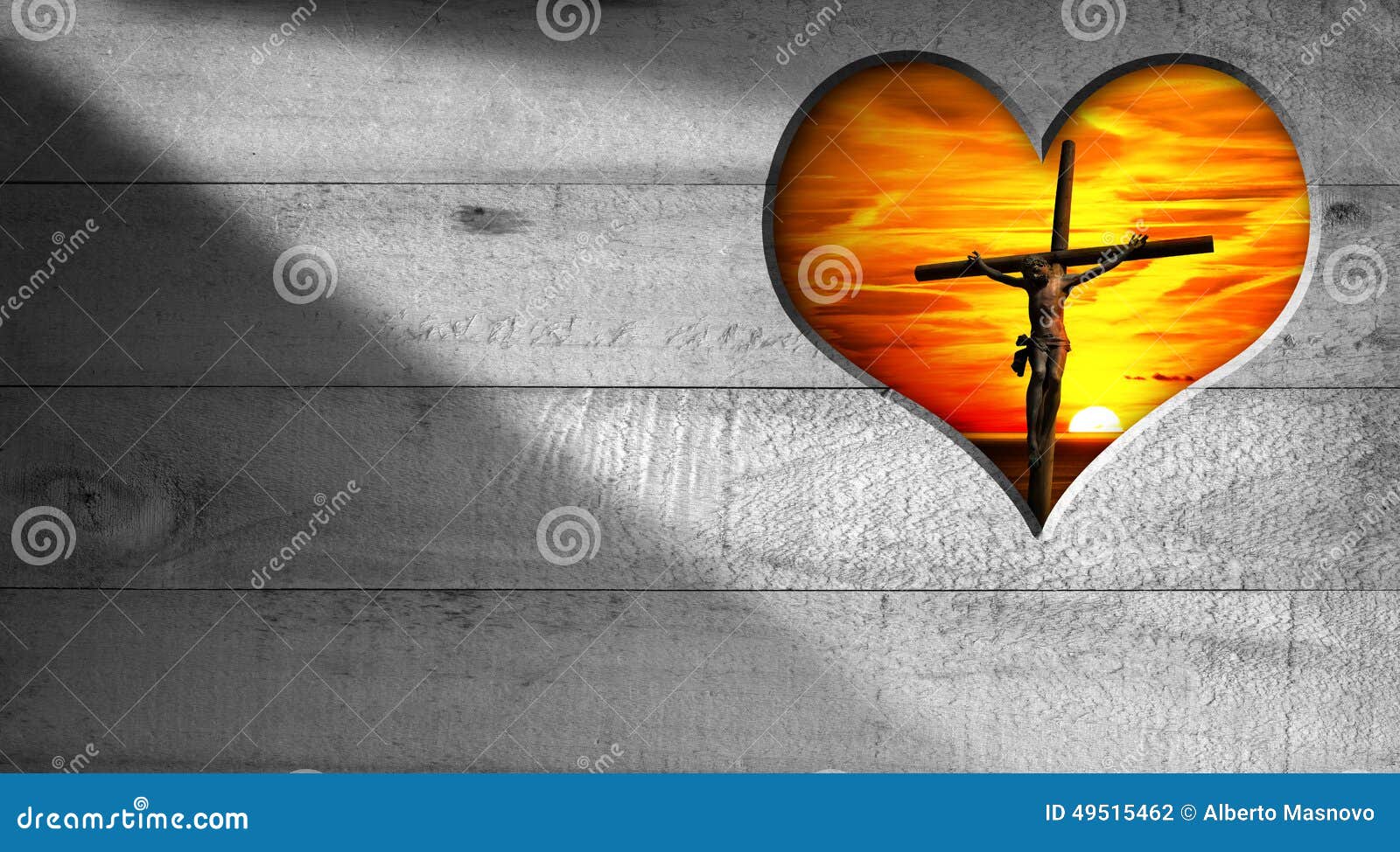 I Love Jesus - Crucifixion at Sunset Stock Illustration ...