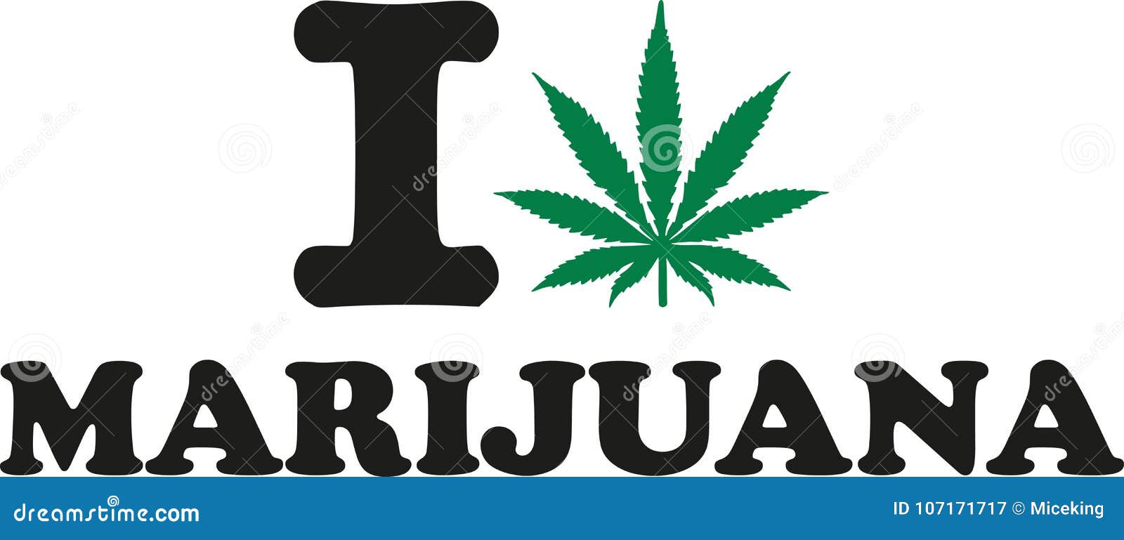 I love marijuana stock vector. Illustration of drug 107171717