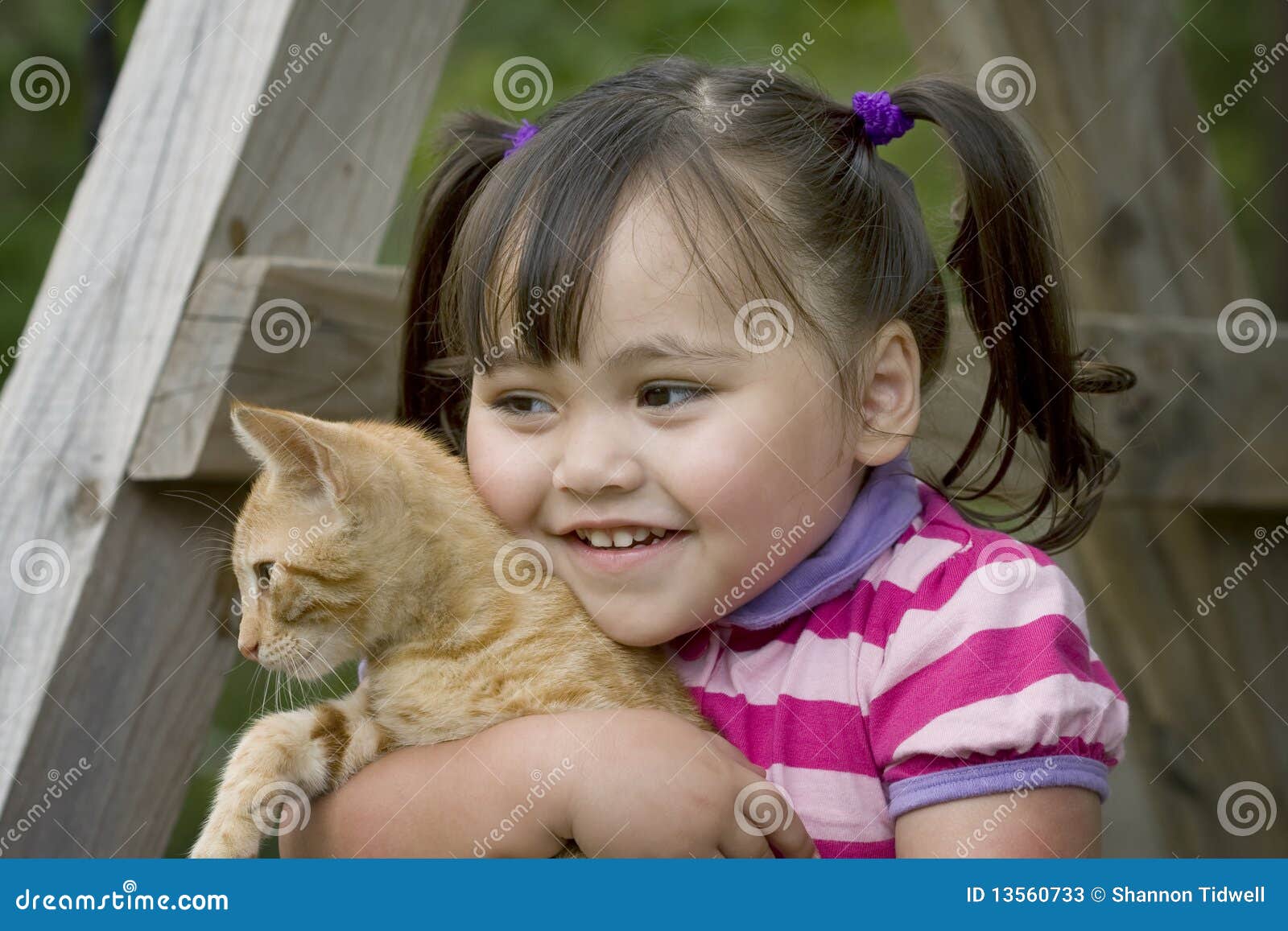 I love my kitten stock image. Image of human, holding 13560733