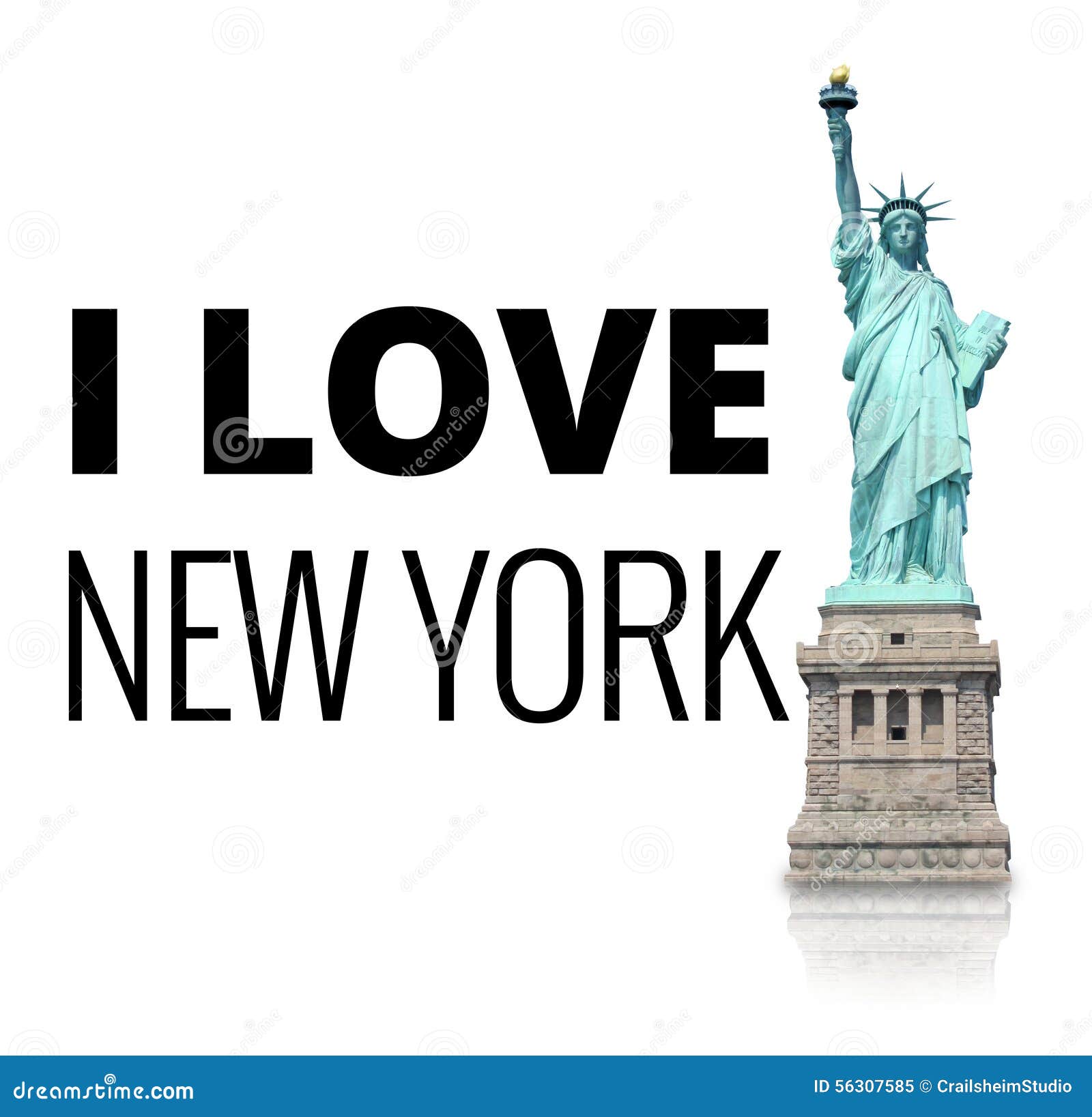 Download I Love New York stock illustration. Illustration of united ...