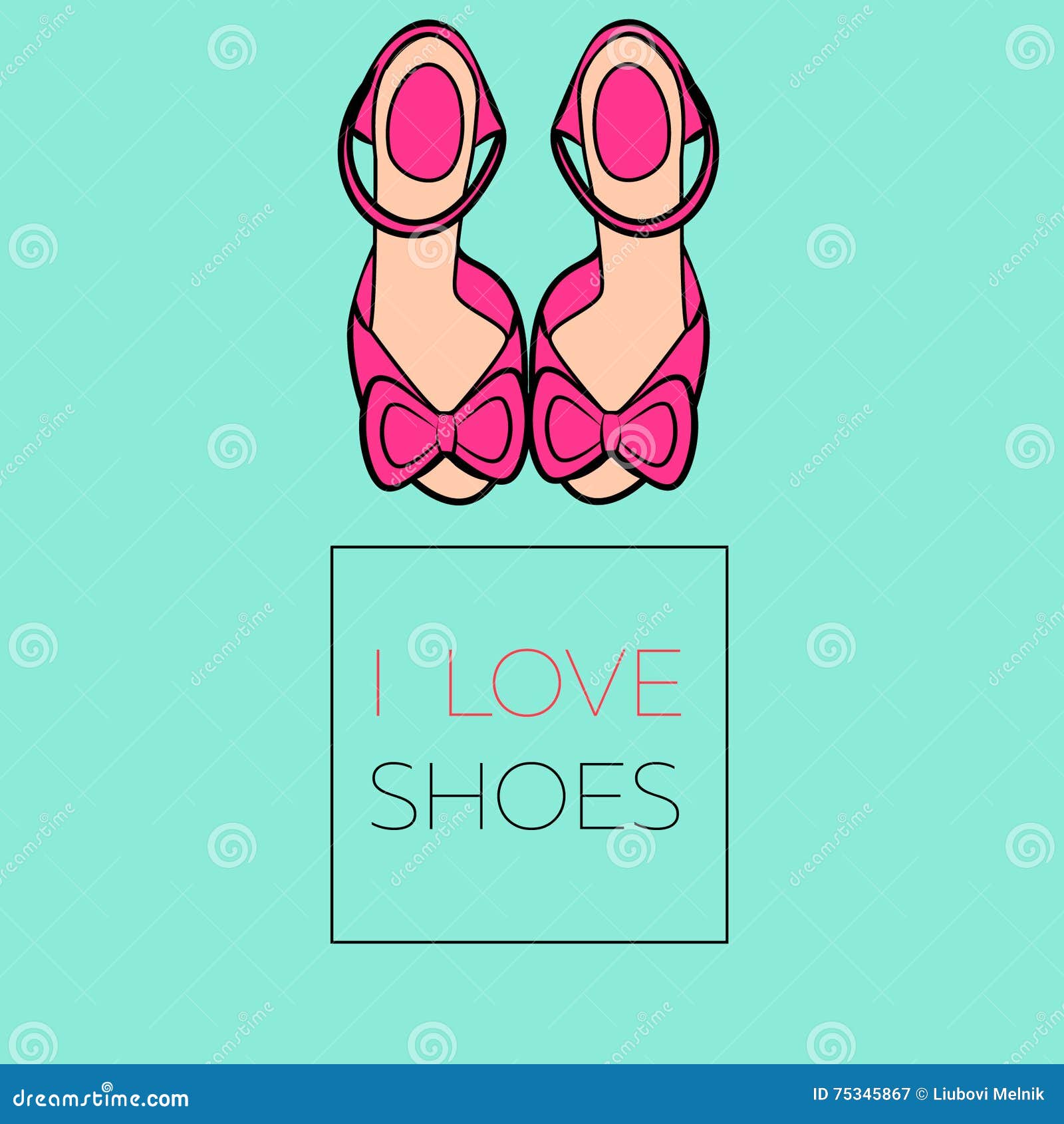 pink love for shoes