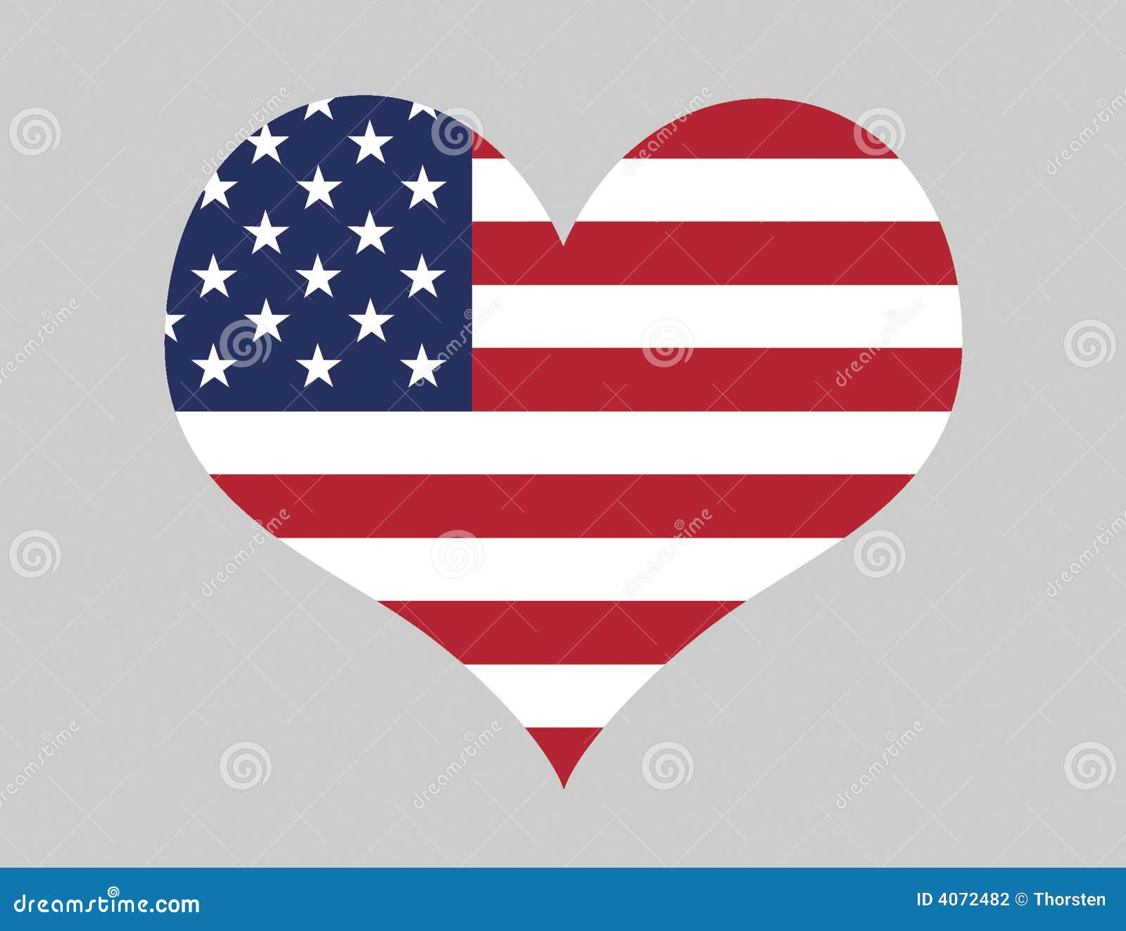 I Love The USA Stock Photography Image 4072482