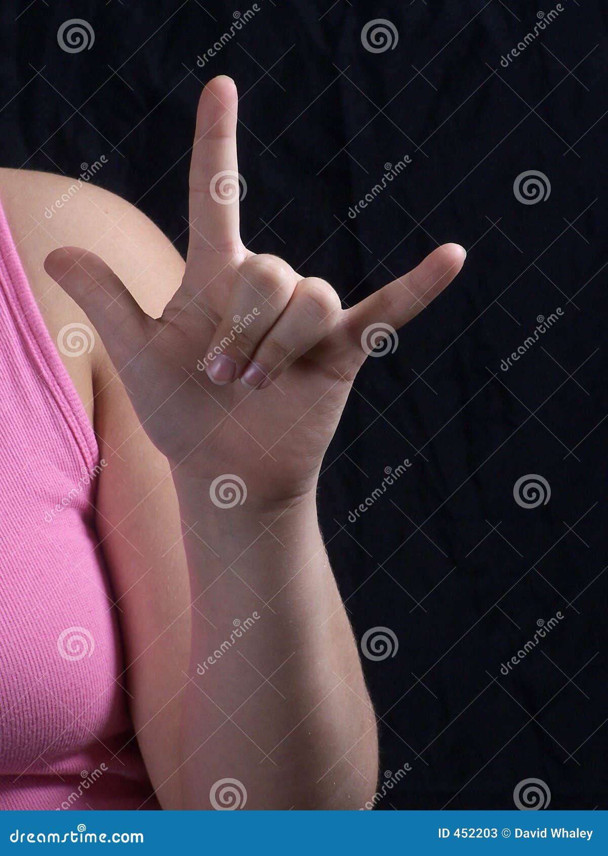 sign language i love you symbol