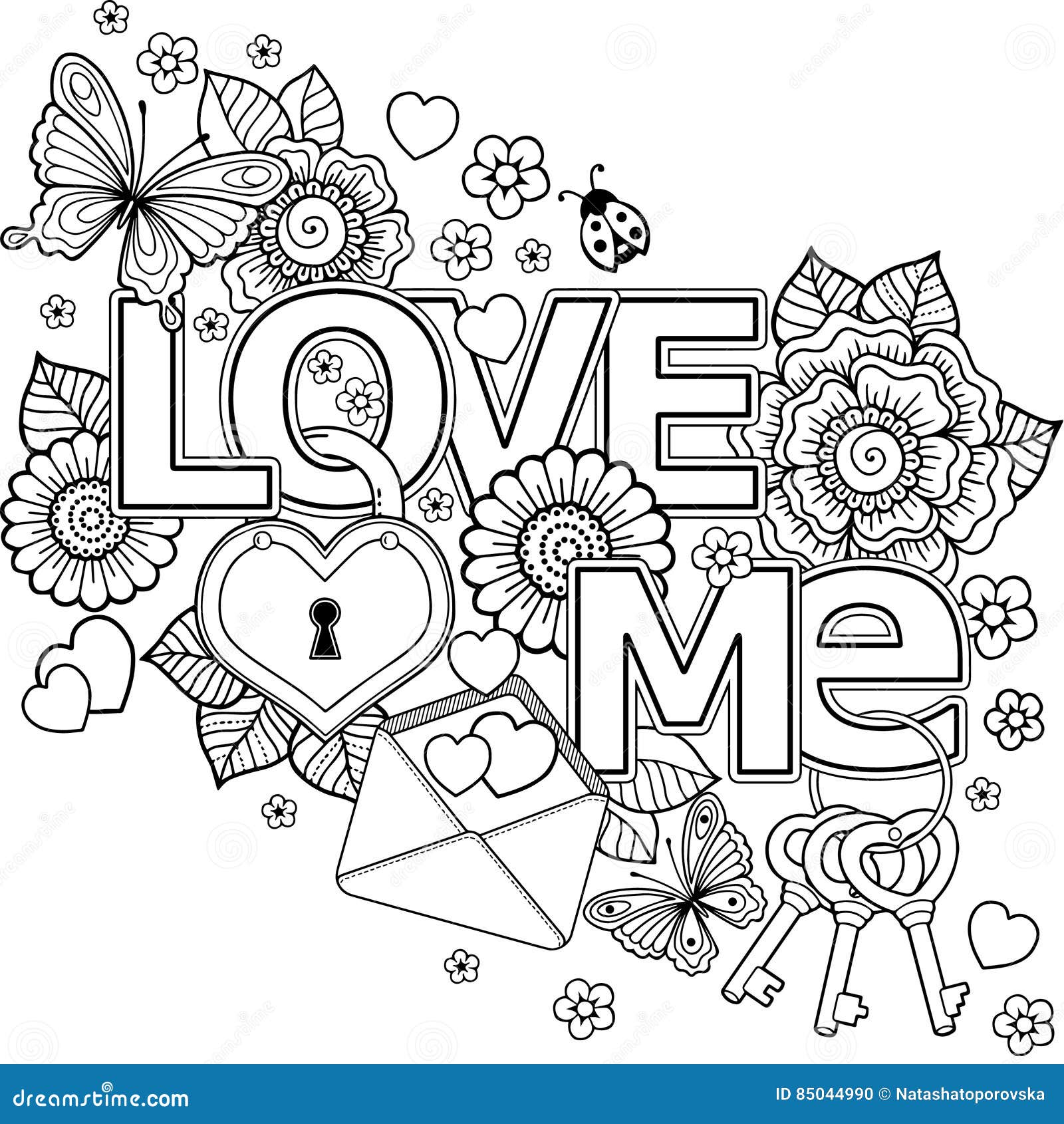 abstract coloring pages with words - photo #14