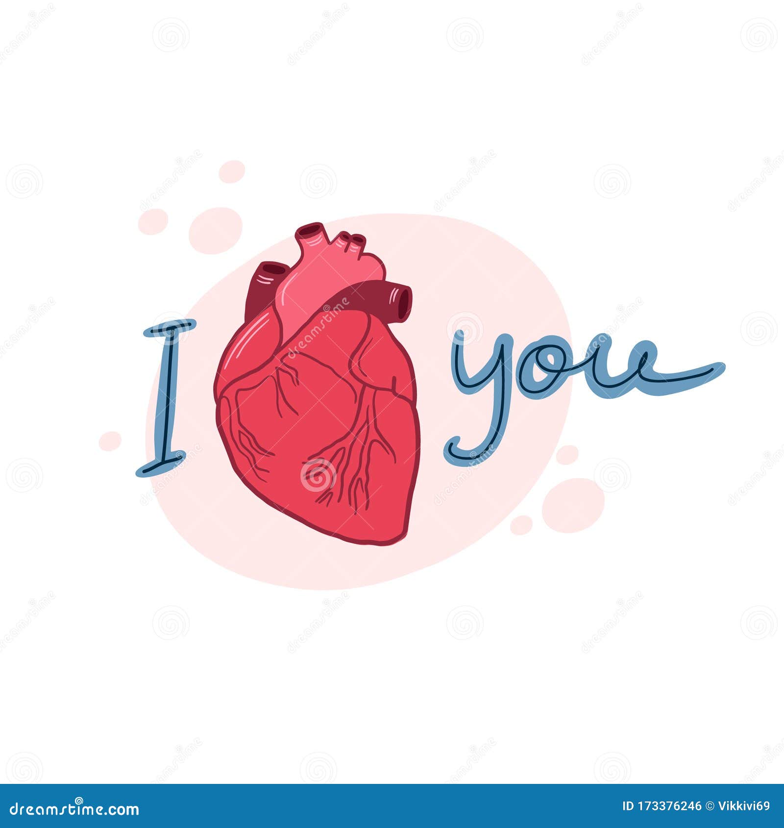 I Love You. Color Illustration with Anatomical Heart. Vector Drawing in Cartoon Style Stock Illustration - Illustration of love, banner: 173376246 I Love You. Color Illustration with Anatomical Heart. Vector Drawing in Cartoon Style Stock Illustration - Illustration of love, banner: 173376246