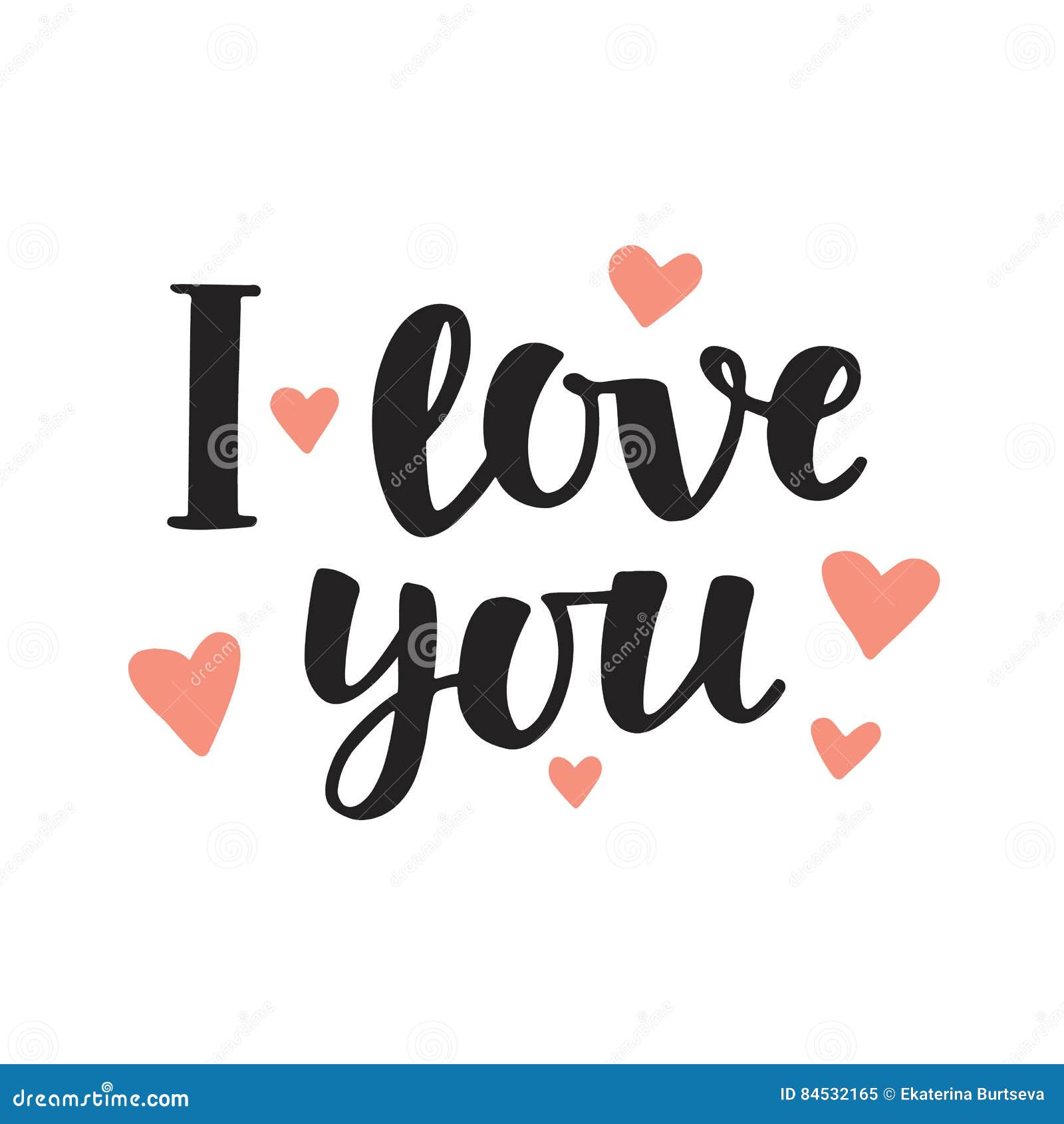 I Love You concept stock vector. Illustration of shapes - 84532165