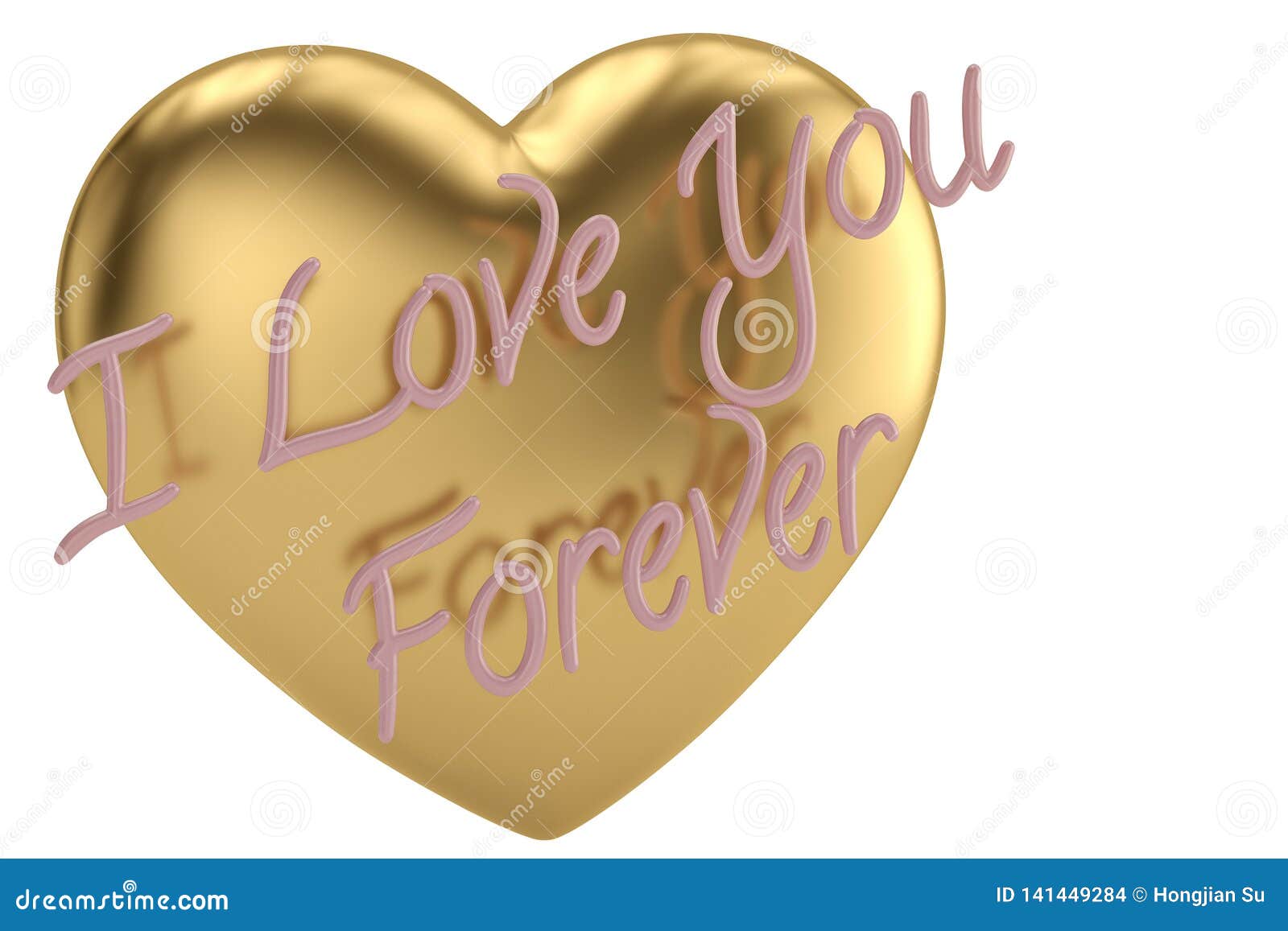 Forever Love You Quote Cartoon Vector | CartoonDealer.com #86498921