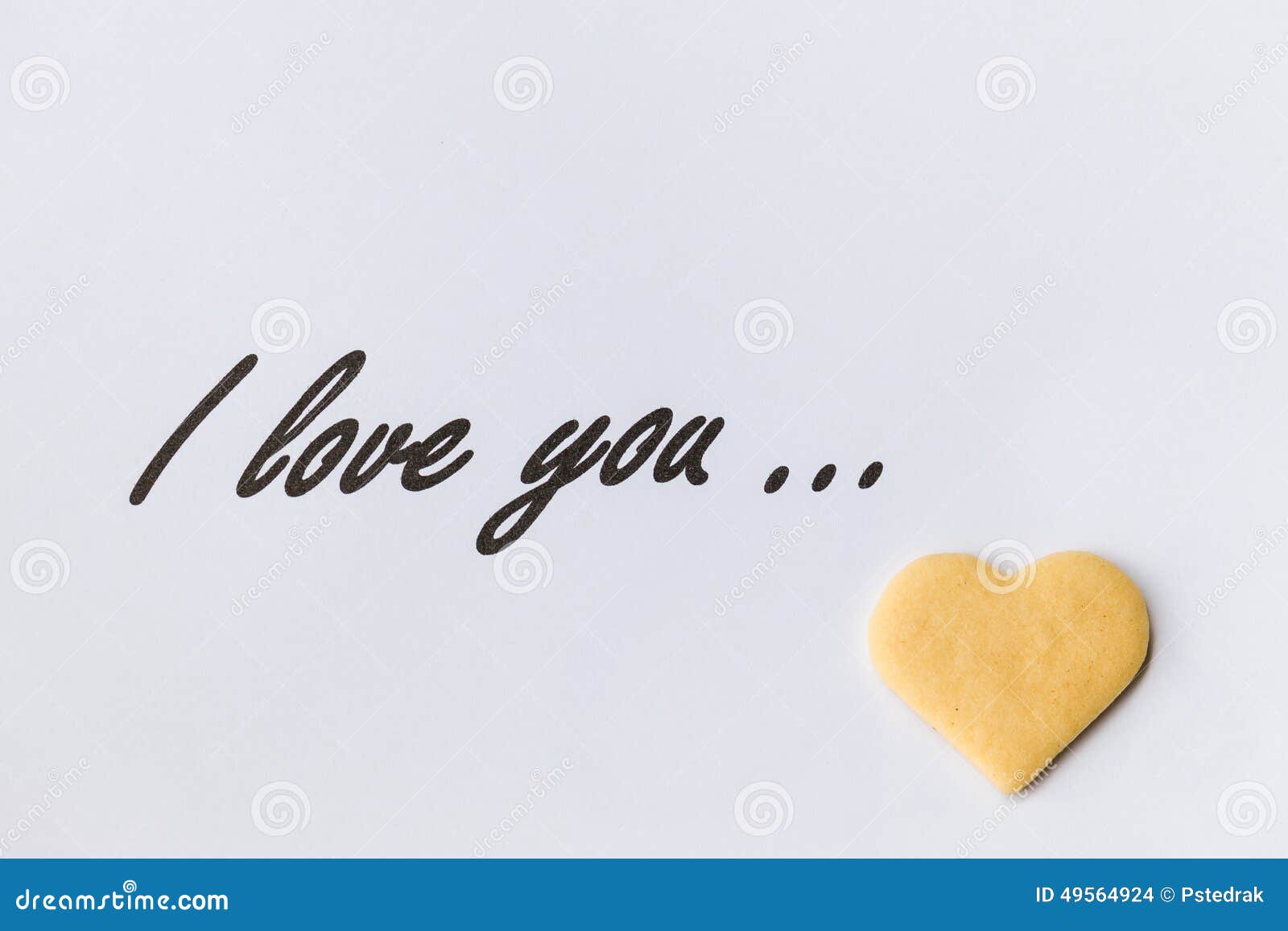 I Love You Letter Stock Photo Image Of Emotions Cookie