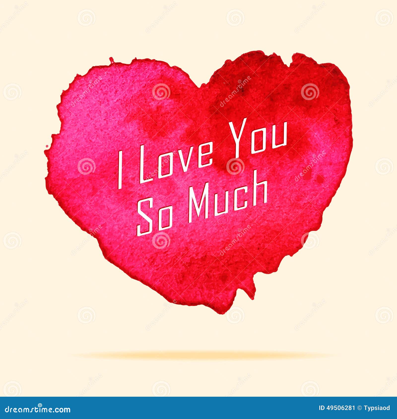 I Love You so much. stock vector. Illustration of concept - 49506281