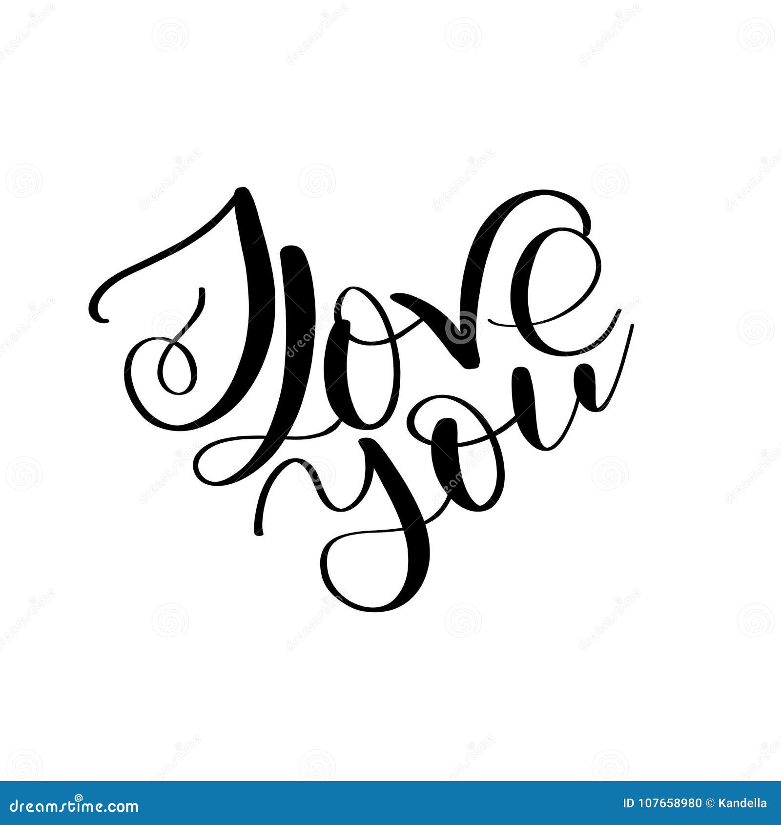 I LOVE you text in heart stock vector. Illustration of vector - 107658980