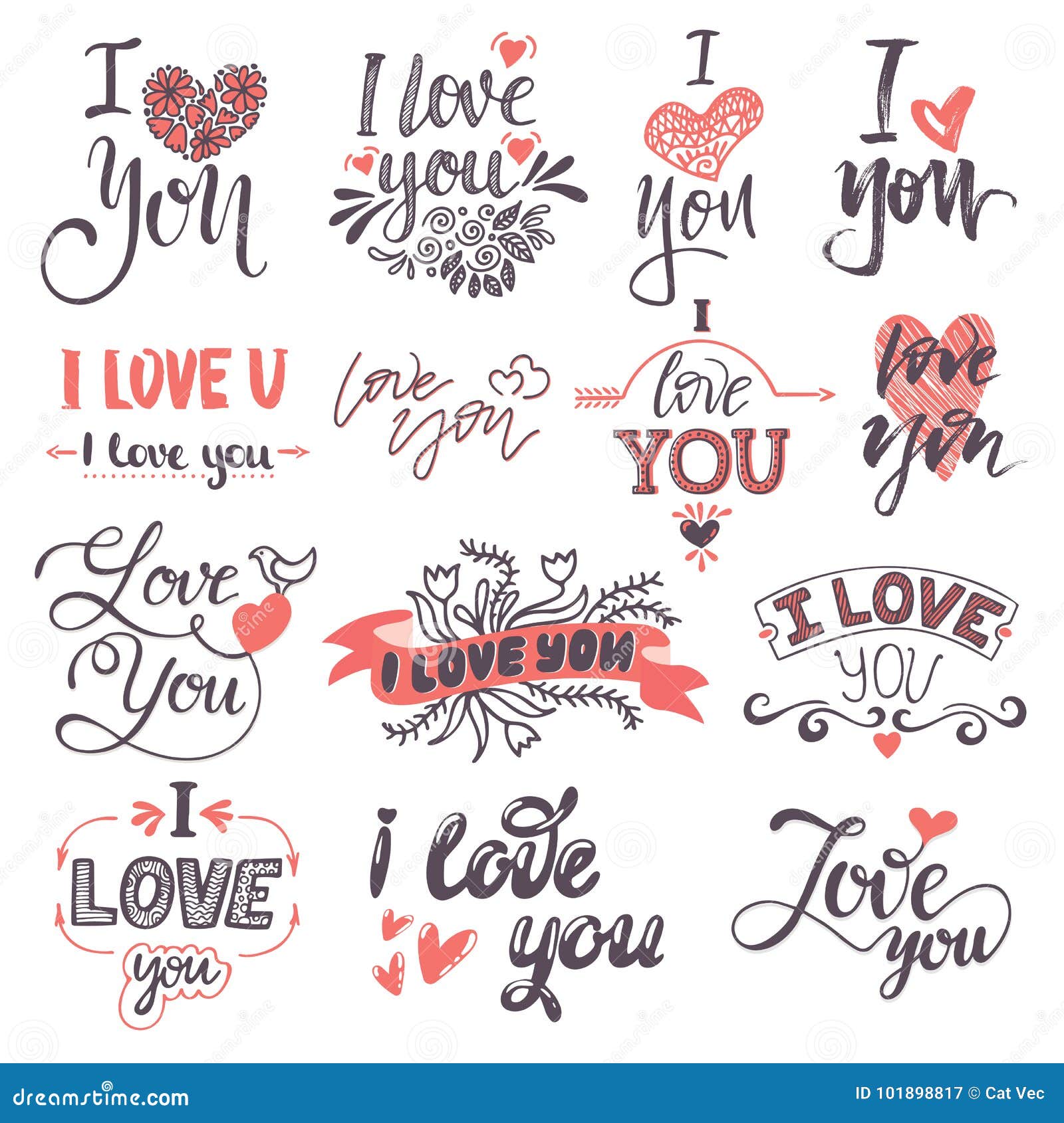 i love you calligraphy fonts