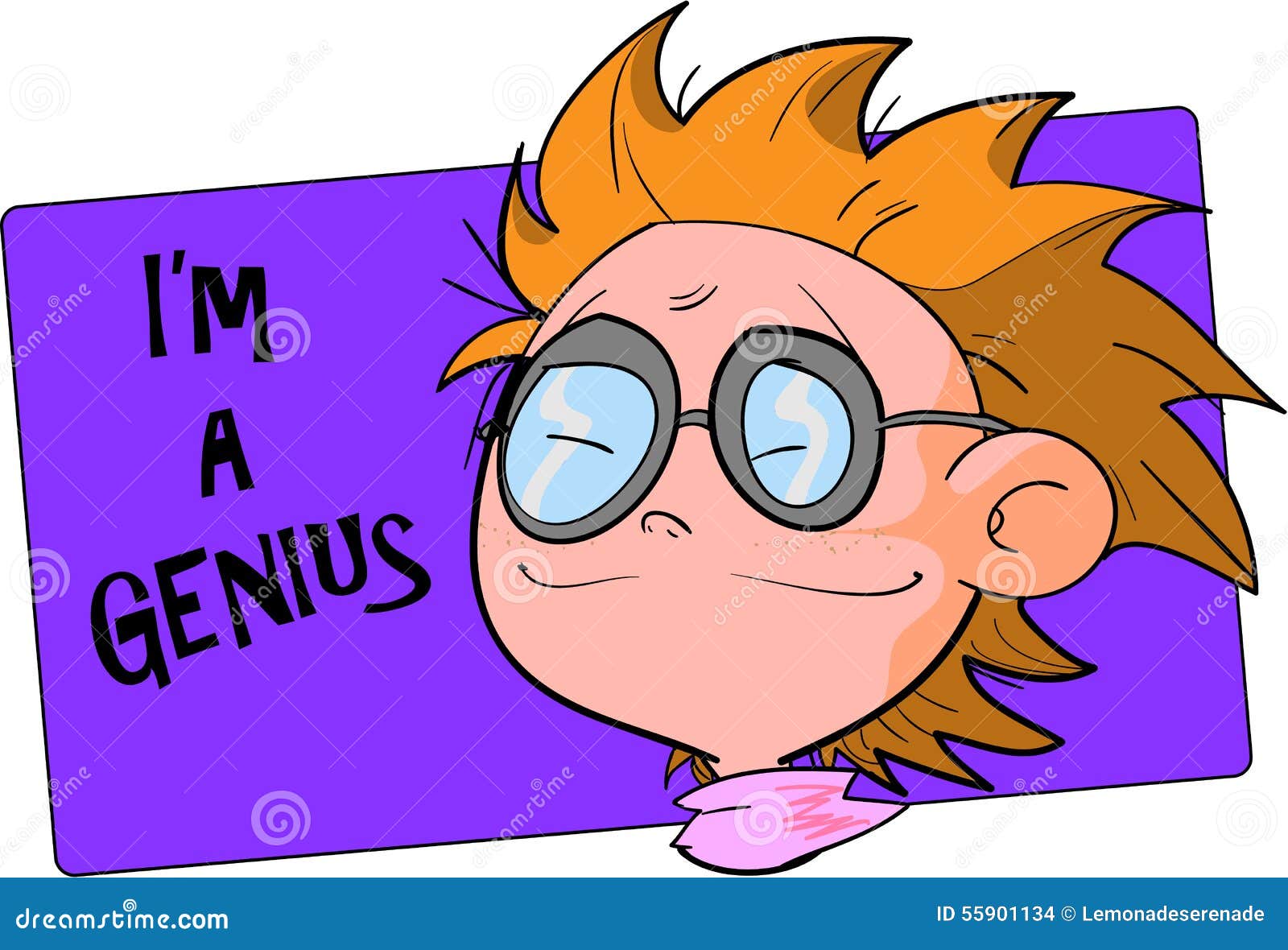 Download Im A Genius stock vector. Illustration of commercial - 55901134