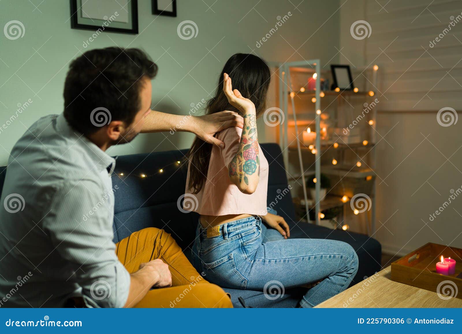I`m Very Sorry. Young Couple Fighting Stock Photo - Image of ...