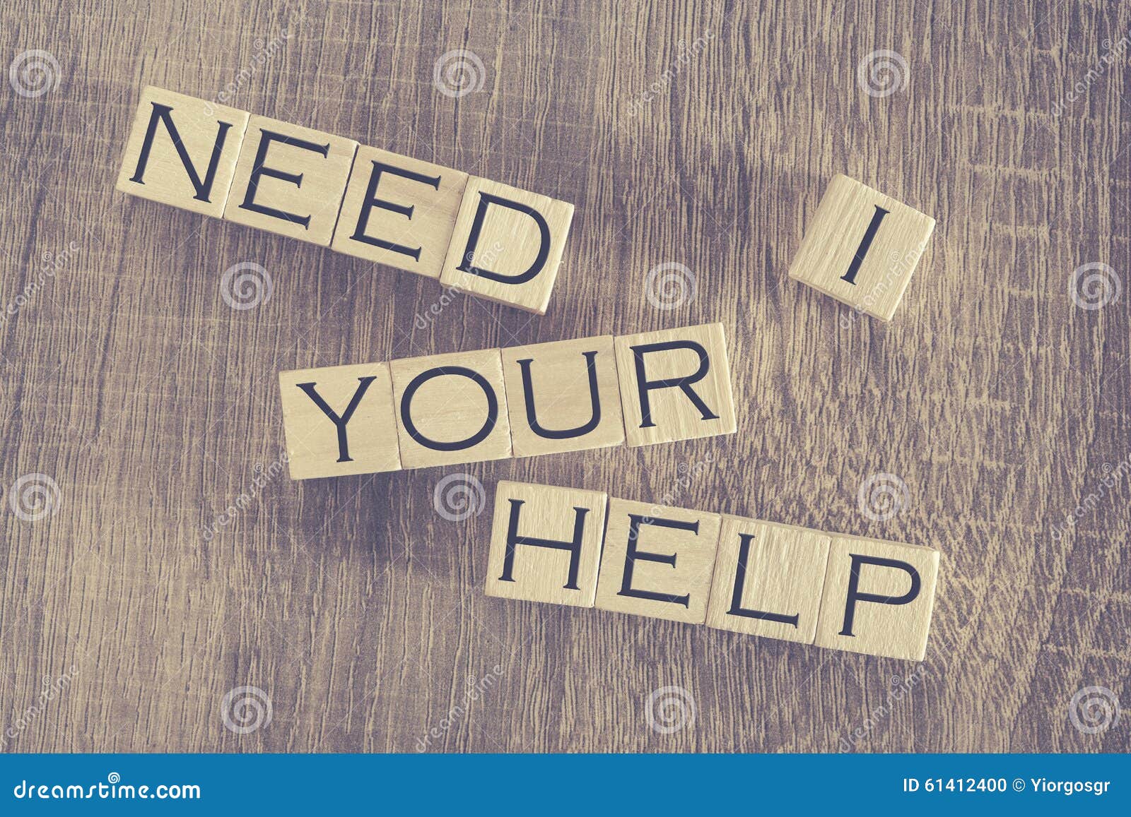 I Need Your Help Message Stock Photo Image Of Positive