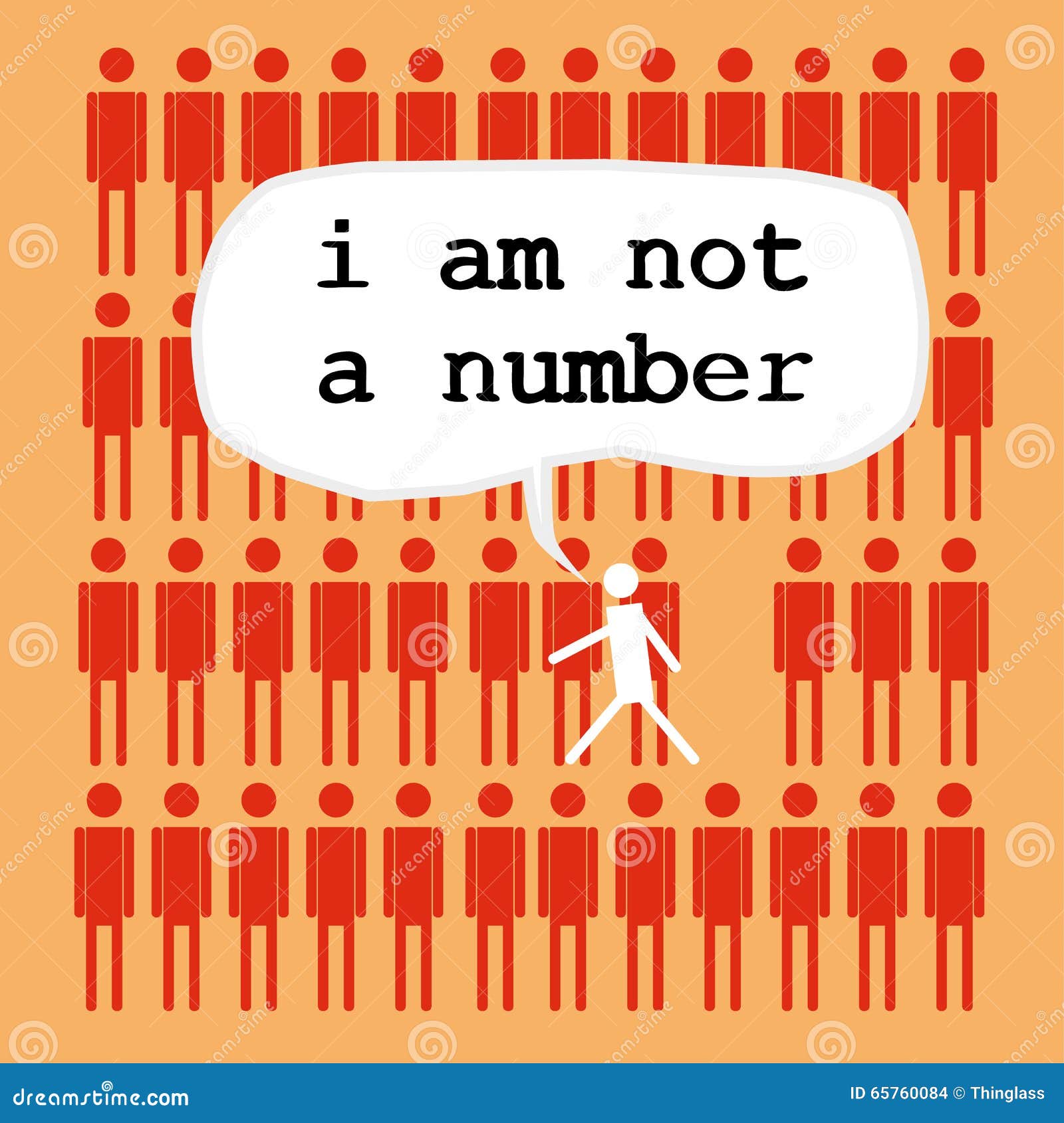 I am Not a Number stock vector. Illustration of compliance - 65760084