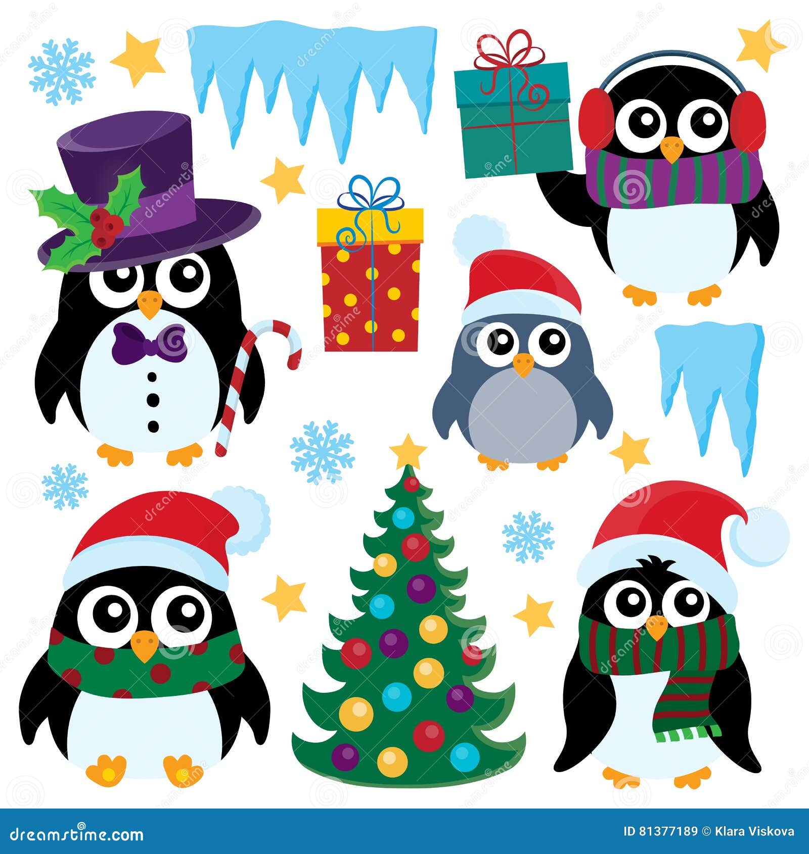 Immagini Stilizzate Natale.I Pinguini Stilizzati Di Natale Hanno Messo 1 Illustrazione Vettoriale Illustrazione Di Sciarpa Penguins 81377189