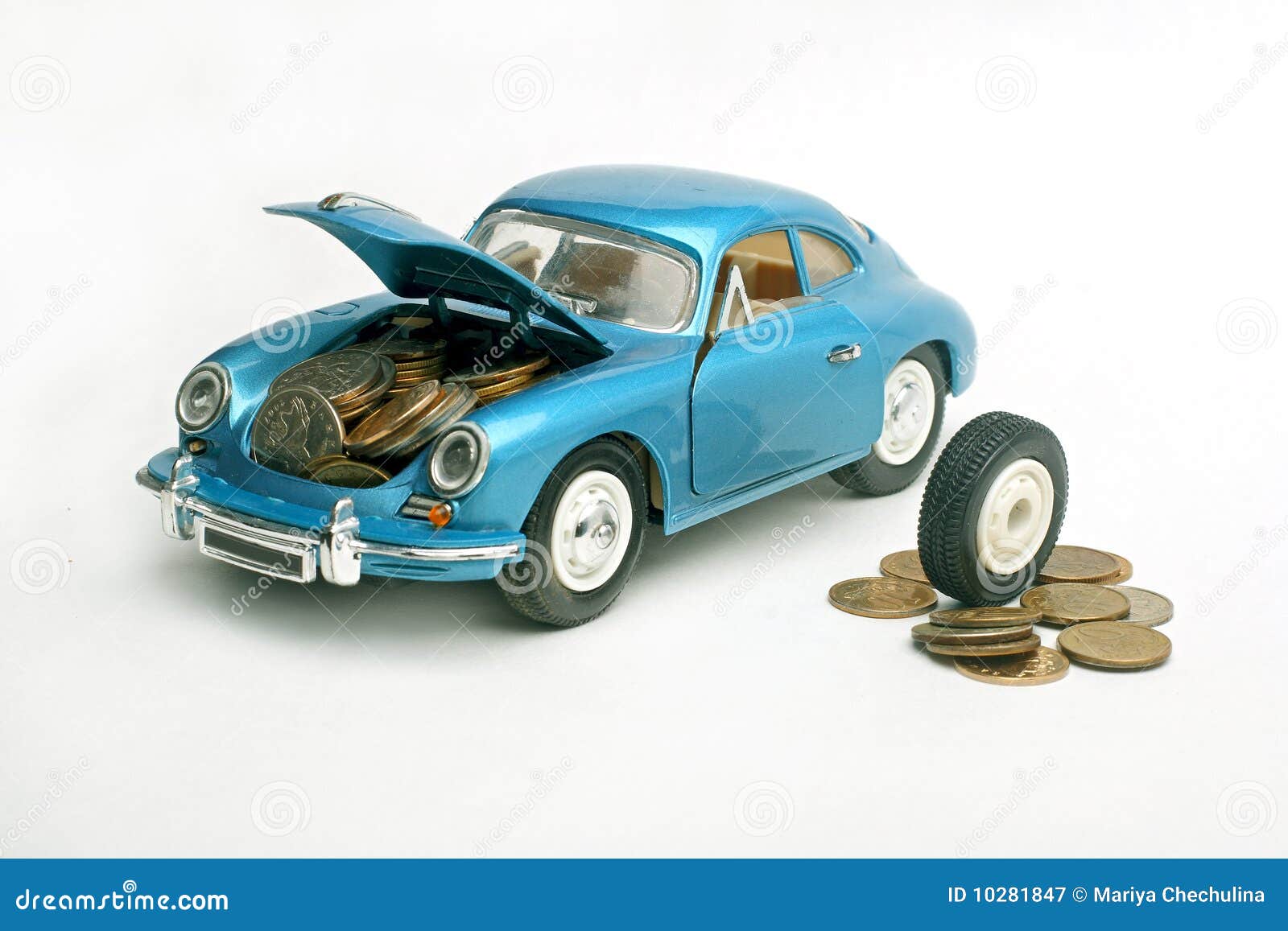 I save money for the car stock image. Image of concept 10281847