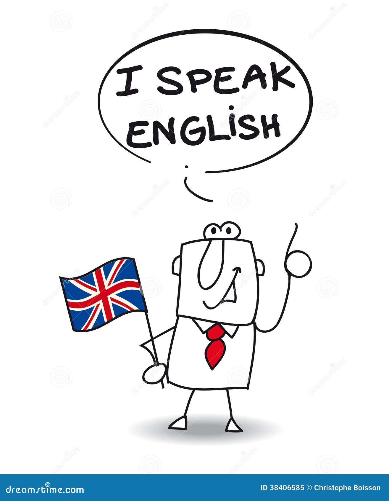Do You Speak English - Poster Vector Illustration | CartoonDealer.com
