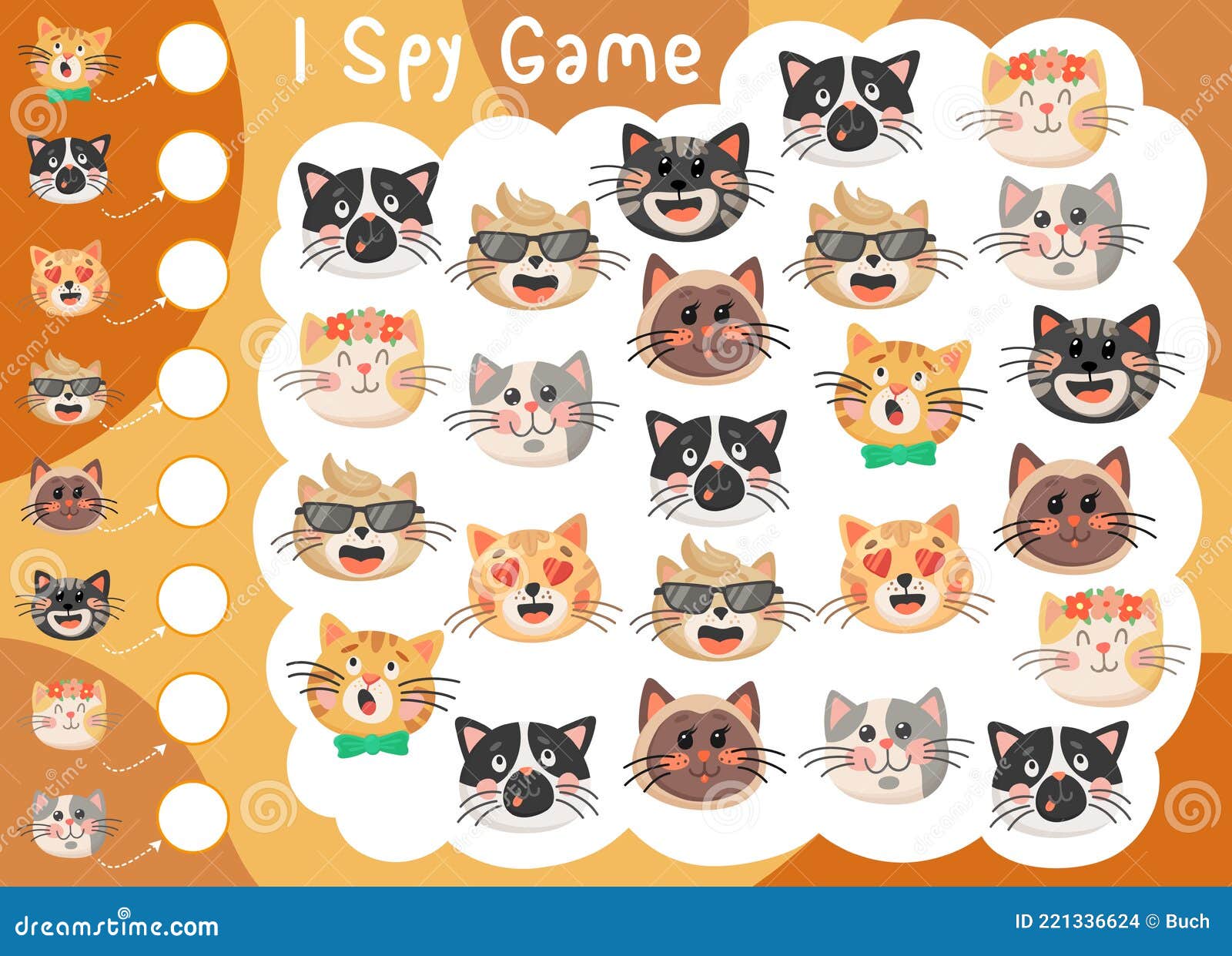 I Spy Kids Game with Cute Funny Cats or Kittens Stock Vector - Illustration of game, numeracy: 221336624 I Spy Kids Game with Cute Funny Cats or Kittens Stock Vector - Illustration of game, numeracy: 221336624