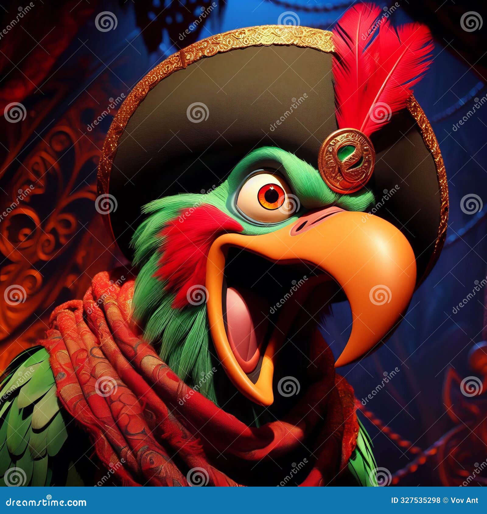 iago - squawk and complain as jafar's loudmout