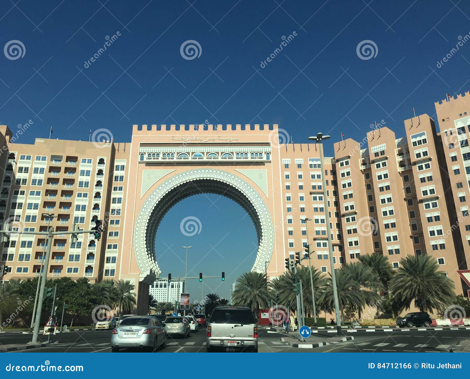 Ibn Battuta Gate Hotel and Residence in Dubai, UAE Editorial Photo