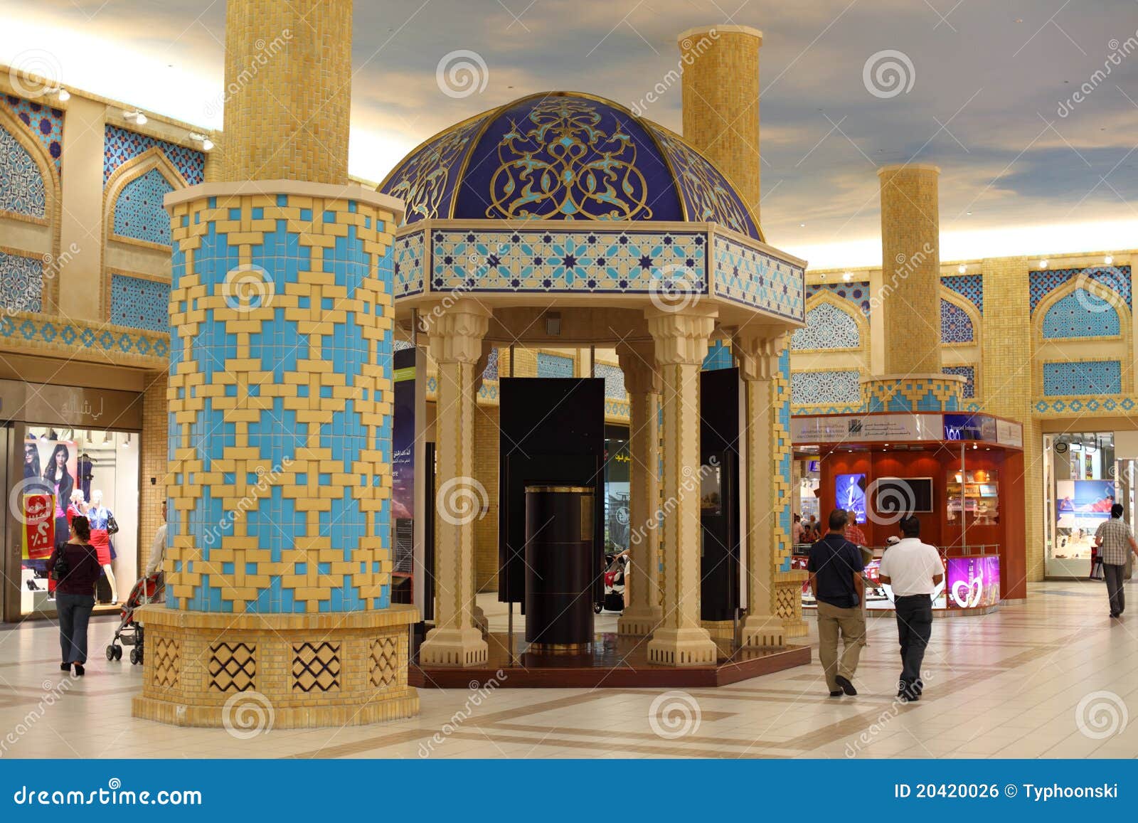 Ibn Battuta Mall in Duba editorial photo. Image of centre 20420026