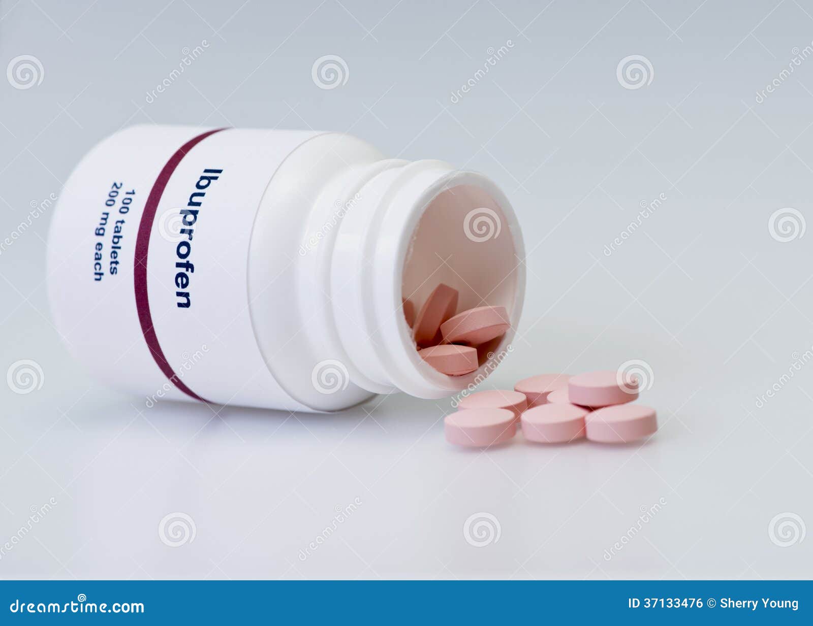 Ibuprofen stock photo. Image of container, tablet, relief 37133476