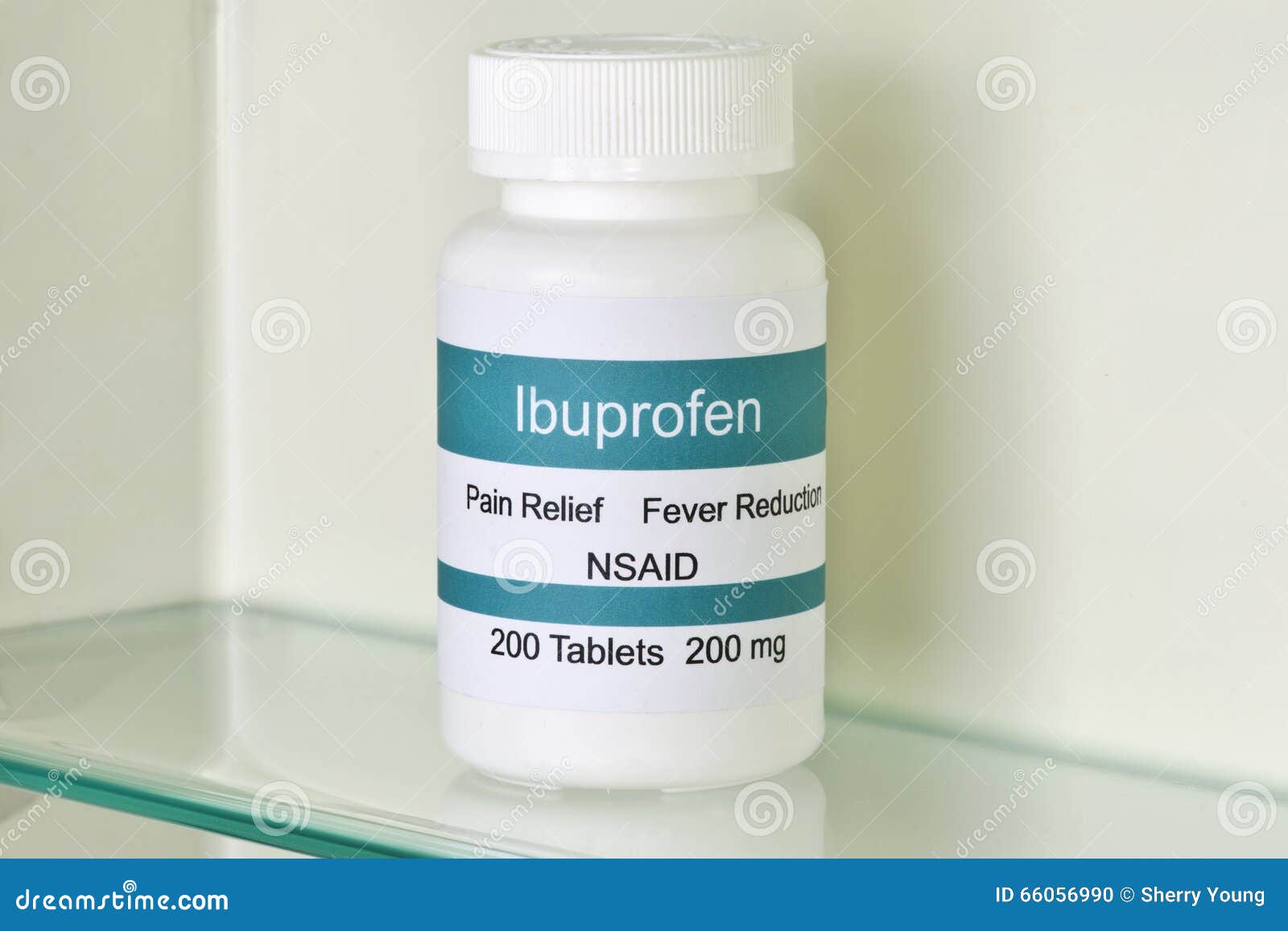 Ibuprofen Medicine Cabinet Stock Photo Image Of Headache 66056990