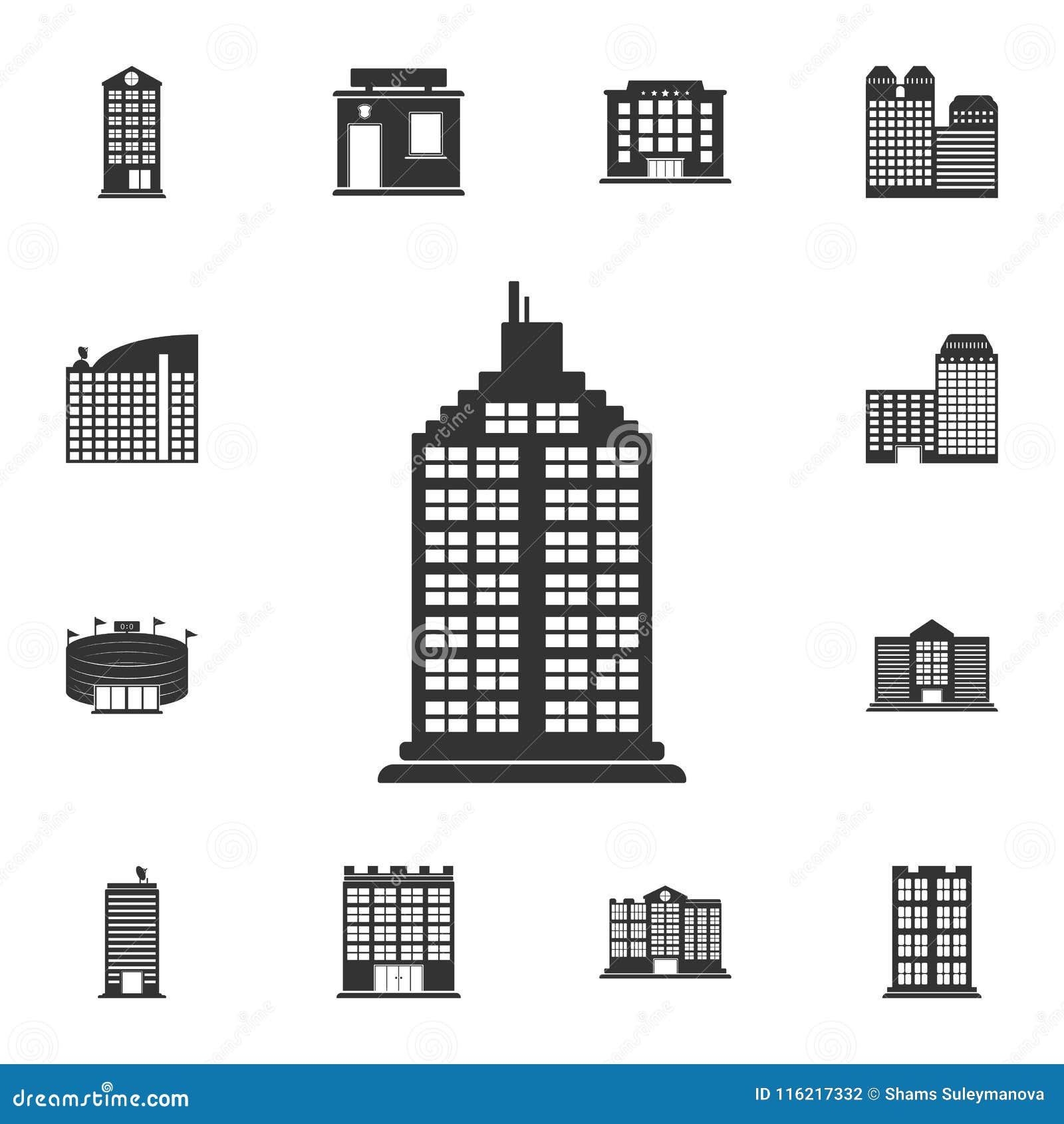 Icone De Batiment Residentiel Illustration Simple D Element Conception De Symbole De Batiment Residentiel D Ensemble De Collectio Illustration Stock Illustration Du Symbole Conception 116217332