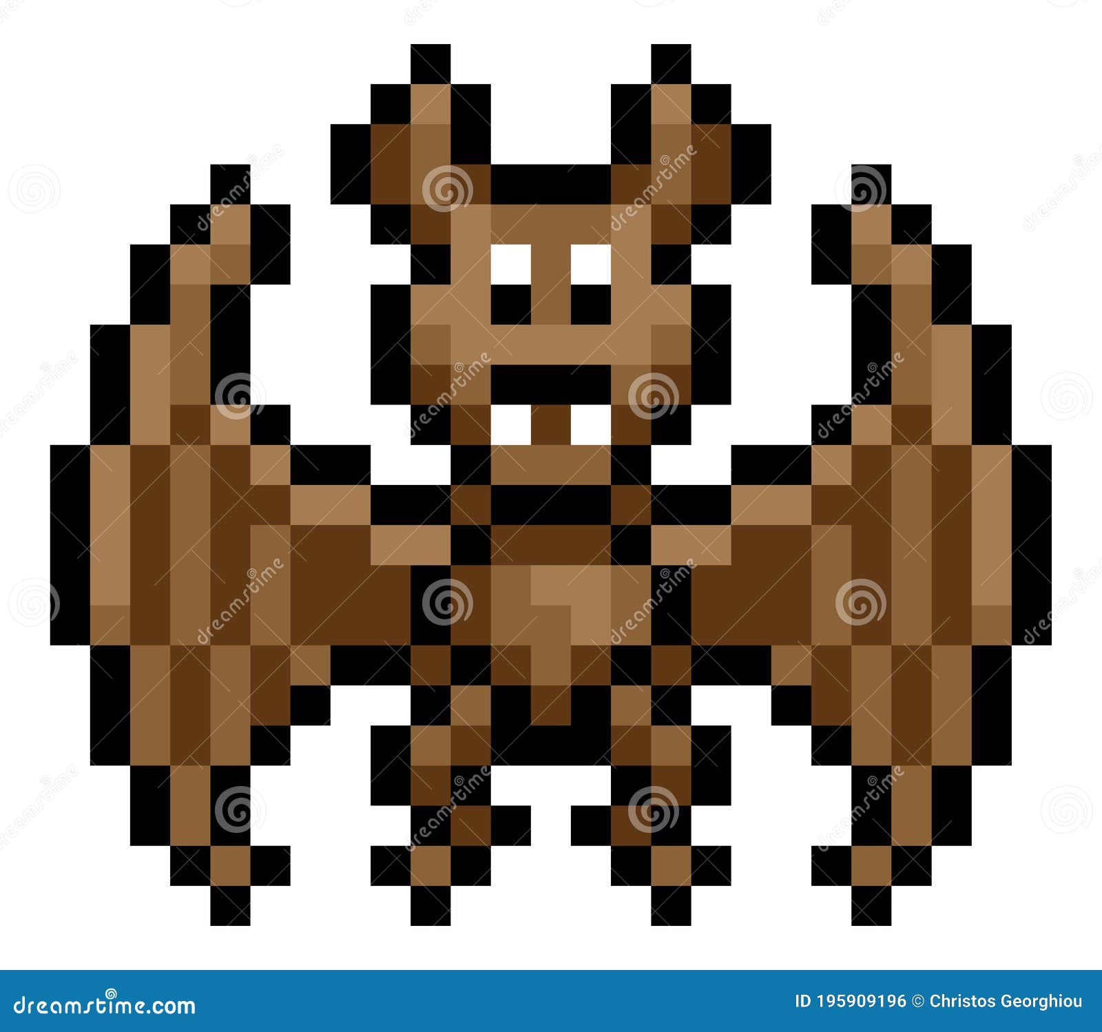 Pixel Art Halloween Chauve Souris Icône De Jeux D'art De Pixels De Chauve-souris Vampire D'Halloween Illustration de Vecteur - Illustration du rétro, drôle: 195909196