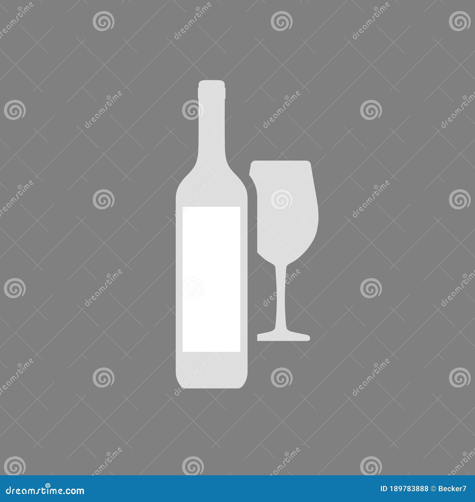 Dessin Bouteille De Vin Avec Bouchon Étiquette Vide Clip Art